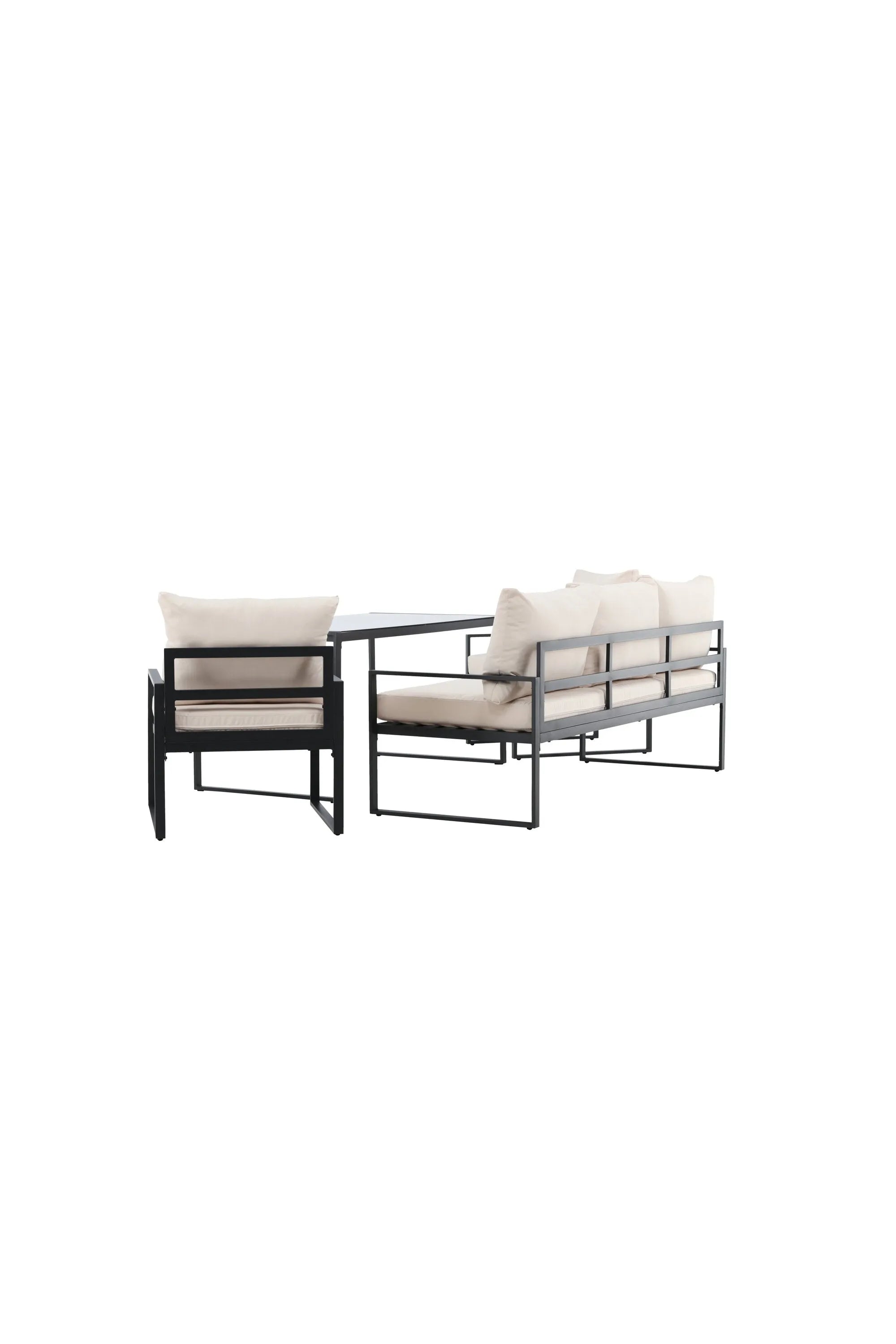 Das Catania Sofa Set von Venture Home bietet modernes Design und Komfort, perfekt für elegante Außenbereiche.
