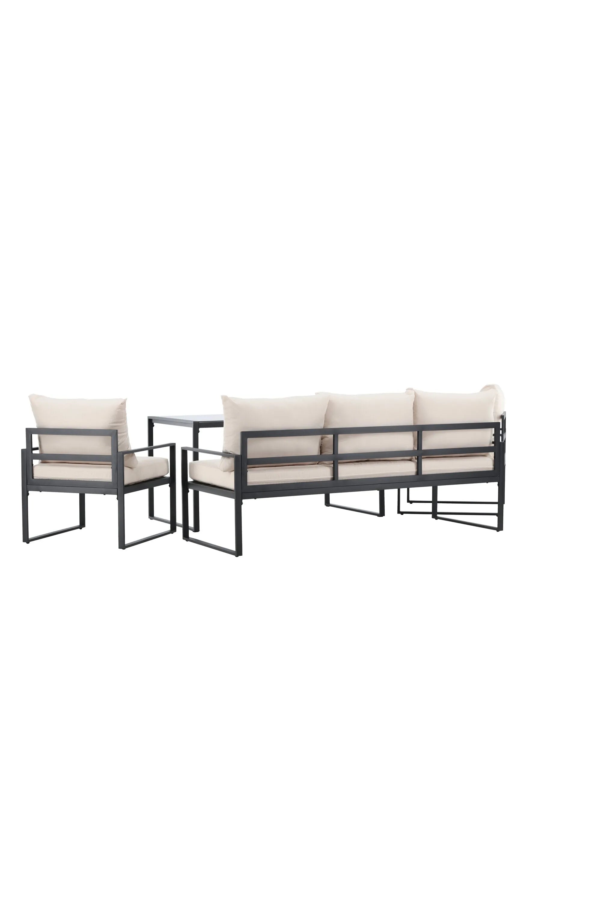 Das Catania Sofa Set von Venture Home bietet modernes Design und Komfort, perfekt für stilvolle Außenbereiche.