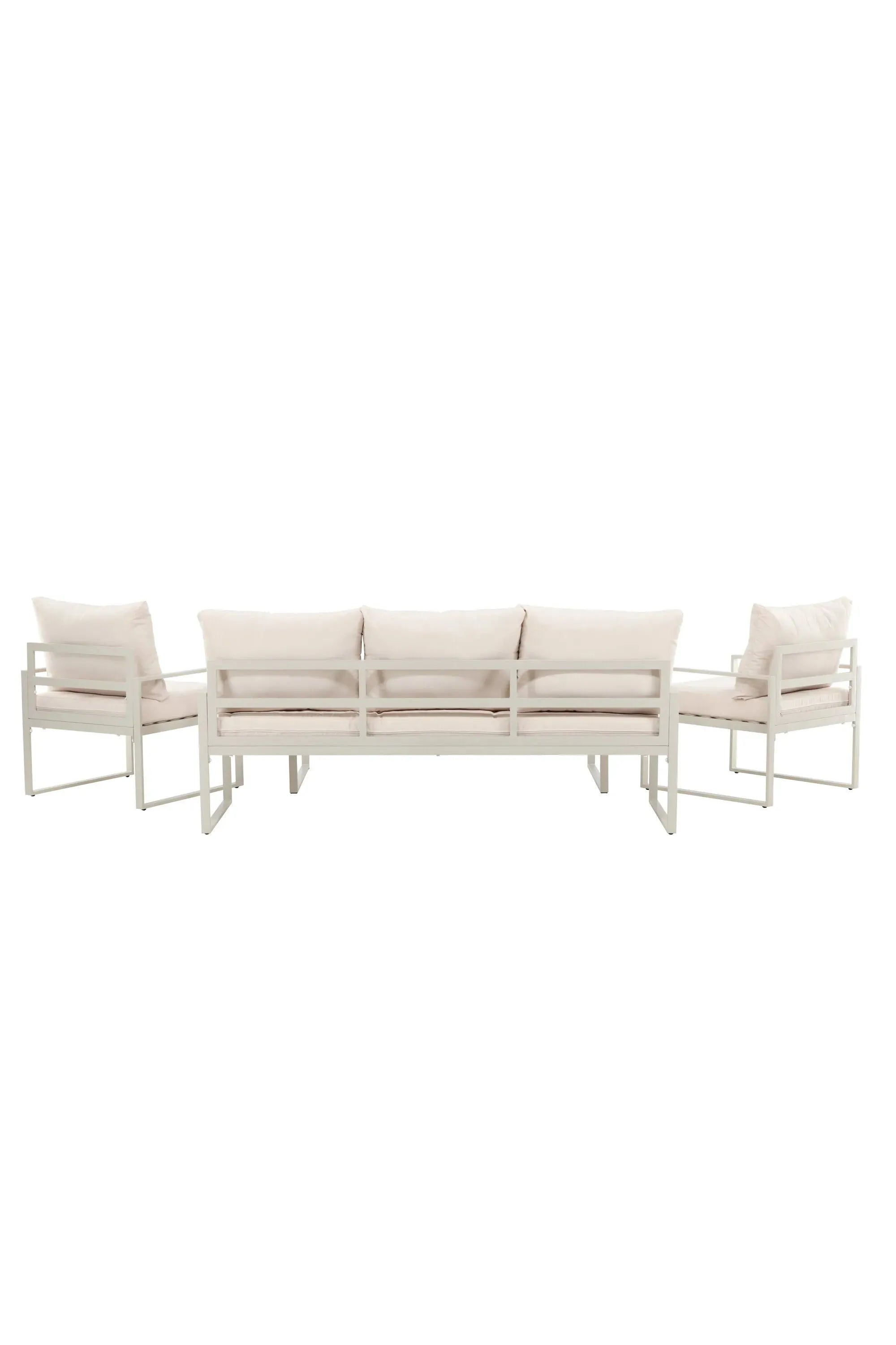 Das Catania Sofa Set von Venture Home kombiniert modernes Design mit Komfort, ideal für stilvolle Außenbereiche.