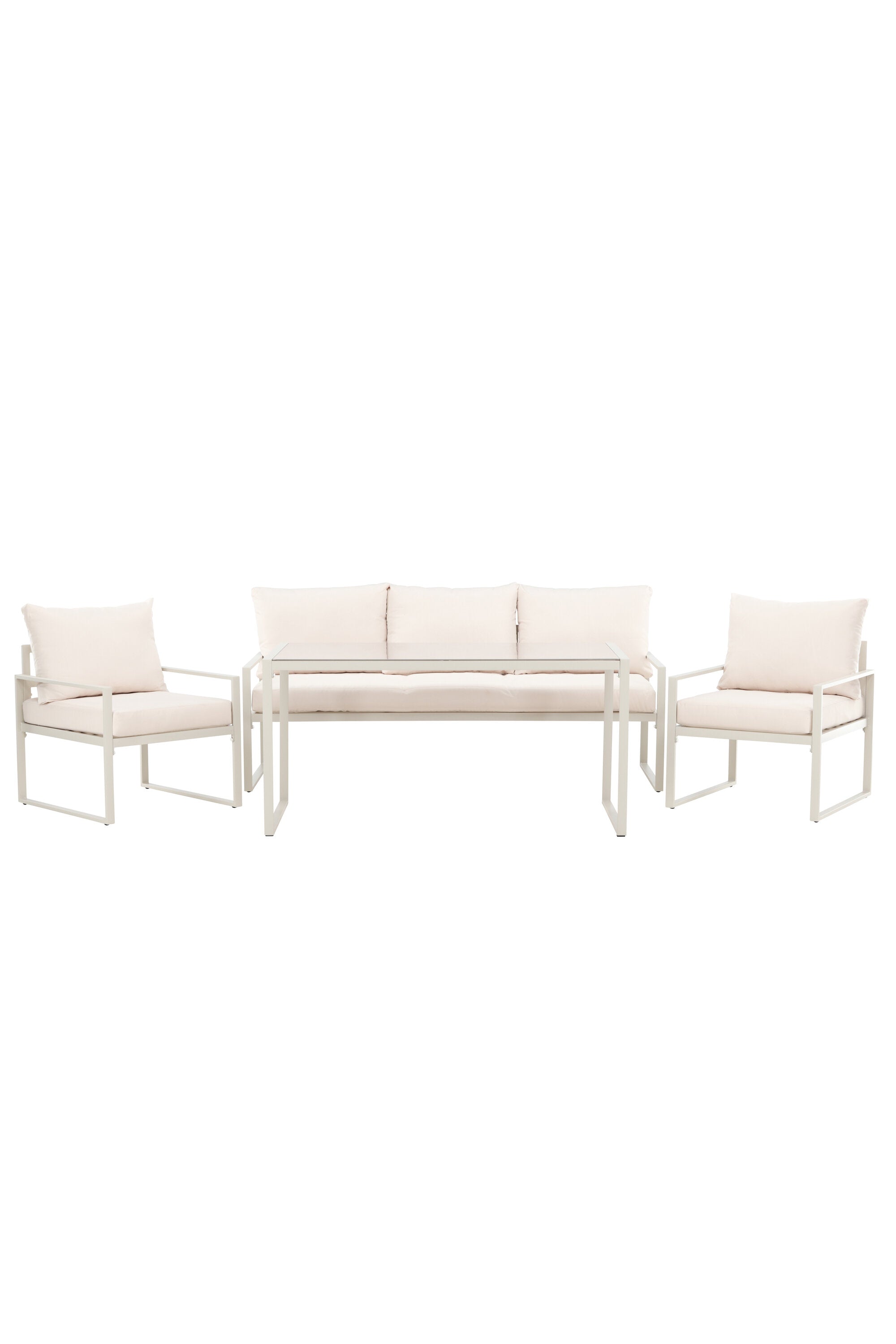 Catania Sofa Set in Beige präsentiert im Onlineshop von KAQTU Design AG. Loungeset ist von Venture Home