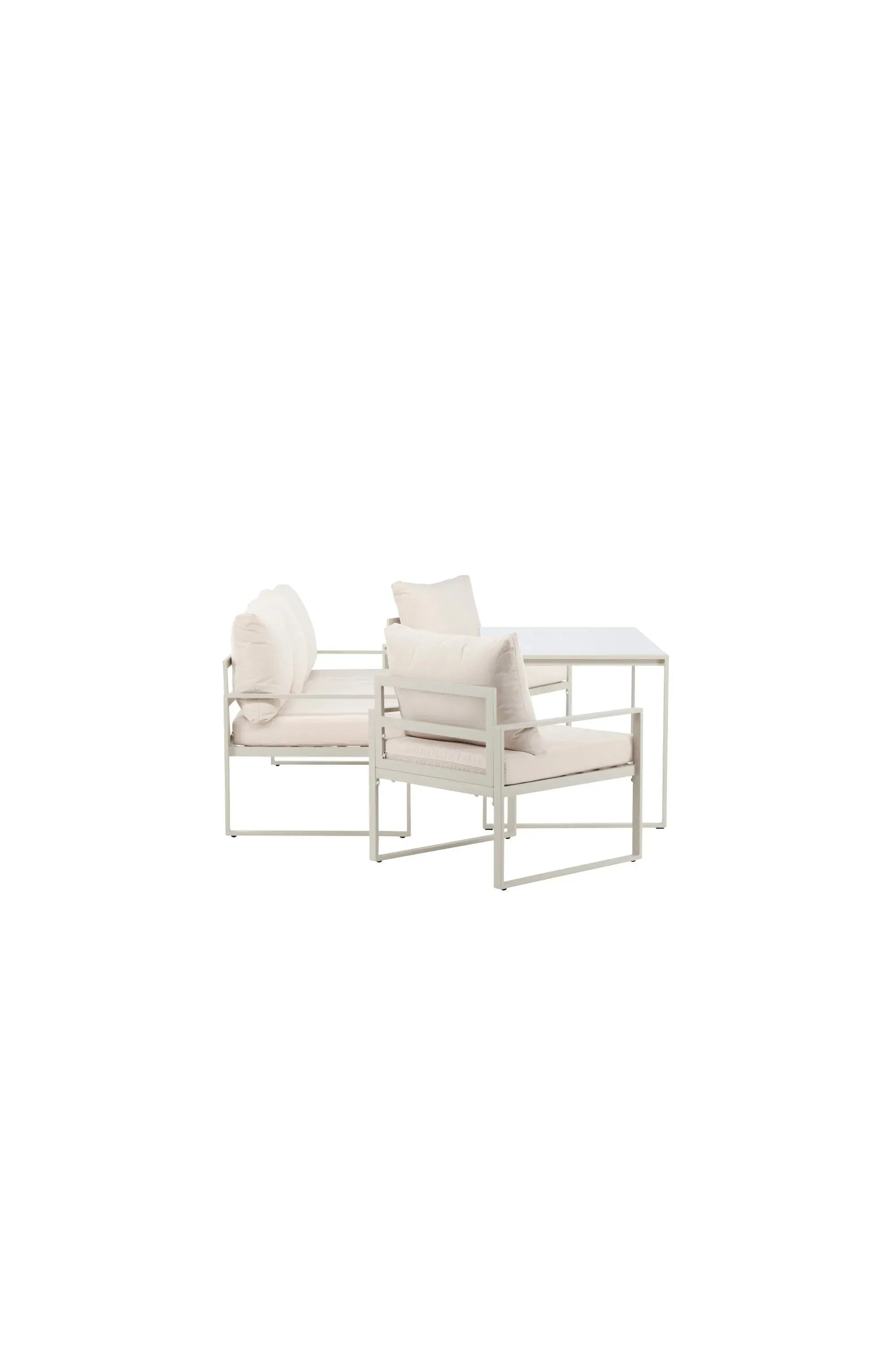 Das Catania Sofa Set von Venture Home kombiniert modernes Design mit Komfort, ideal für stilvolle Außenbereiche.