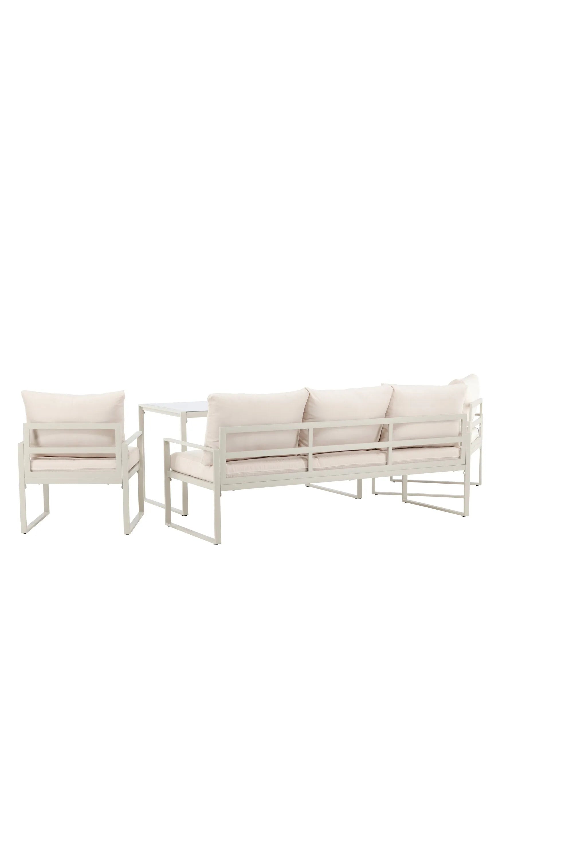Das Catania Sofa Set von Venture Home bietet modernes Design und Komfort, perfekt für elegante Außenbereiche und Terrassen.