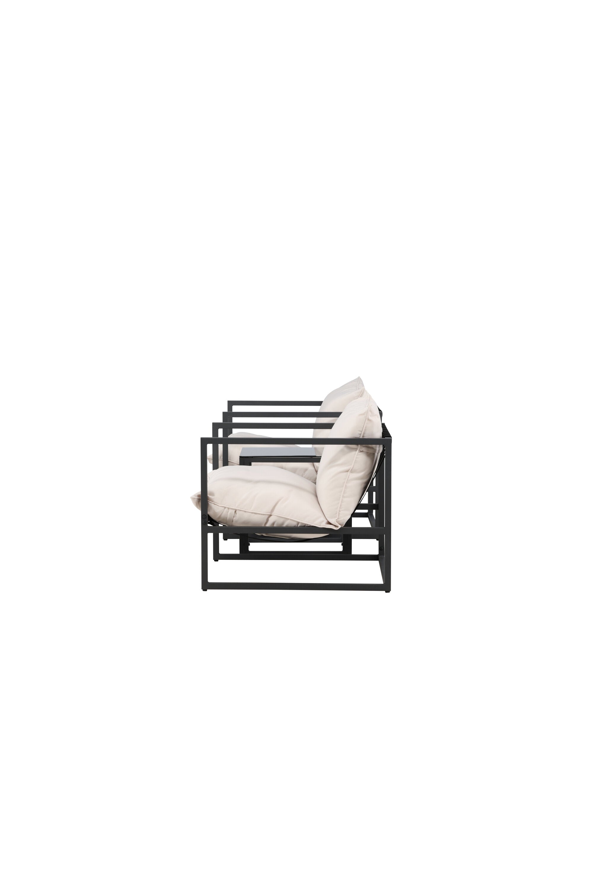 Messina Lounge Set in Schwarz präsentiert im Onlineshop von KAQTU Design AG. Loungeset ist von Venture Home