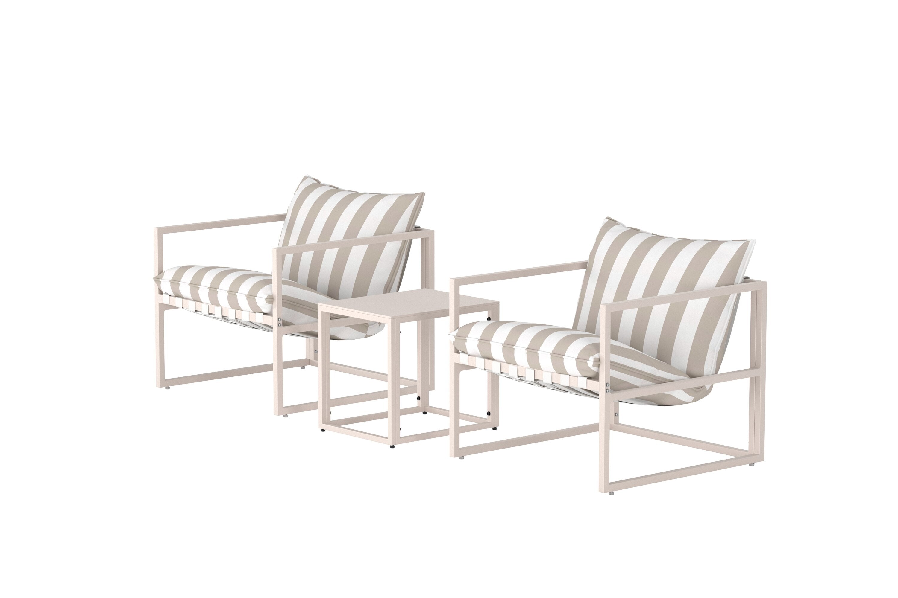 Stilvolles Messina Lounge Set von Venture Home, ideal für entspannte Momente im Freien, auf Balkon oder Terrasse.