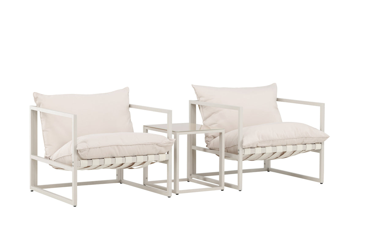 Messina Lounge Set in Beige präsentiert im Onlineshop von KAQTU Design AG. Loungeset ist von Venture Home