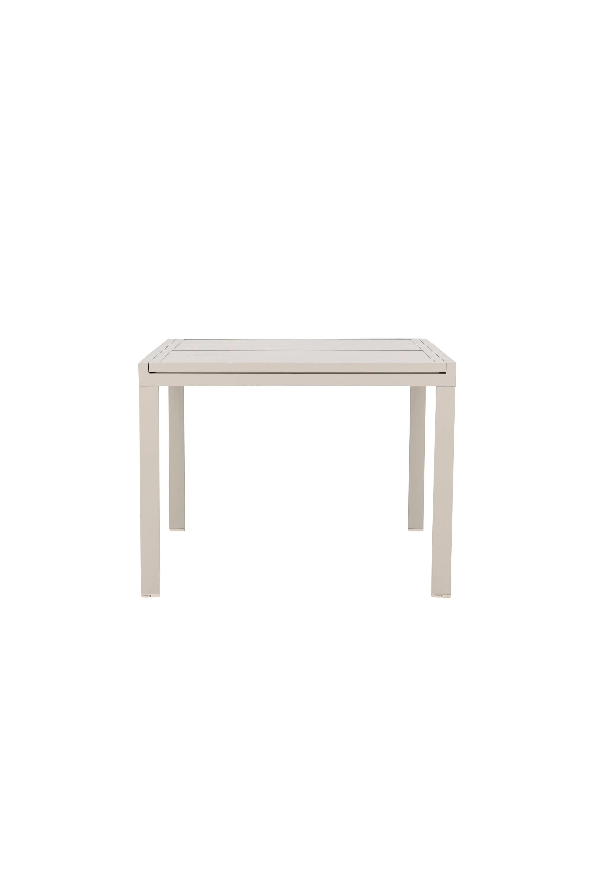 Der rechteckige Gartentisch Capo von Venture Home: Stilvolles, ausziehbares Design aus korrosionsbeständigem Aluminium für flexible Outdoor-Momente.