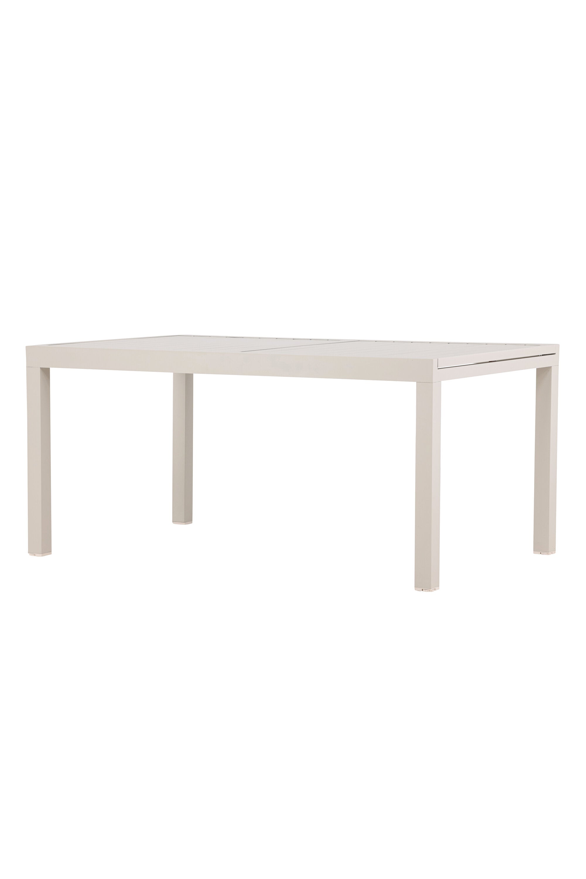 Entdecken Sie den rechteckigen Gartentisch Capo von Venture Home: Elegantes, robustes Aluminium, ausziehbar für gesellige Anlässe im Freien.