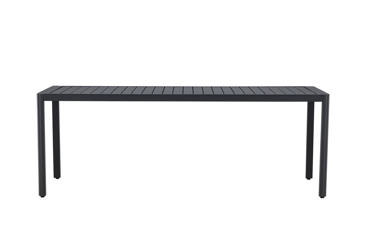 Rechteckiger Gartentisch Giardini in Black präsentiert im Onlineshop von KAQTU Design AG. Gartentisch ist von Venture Home