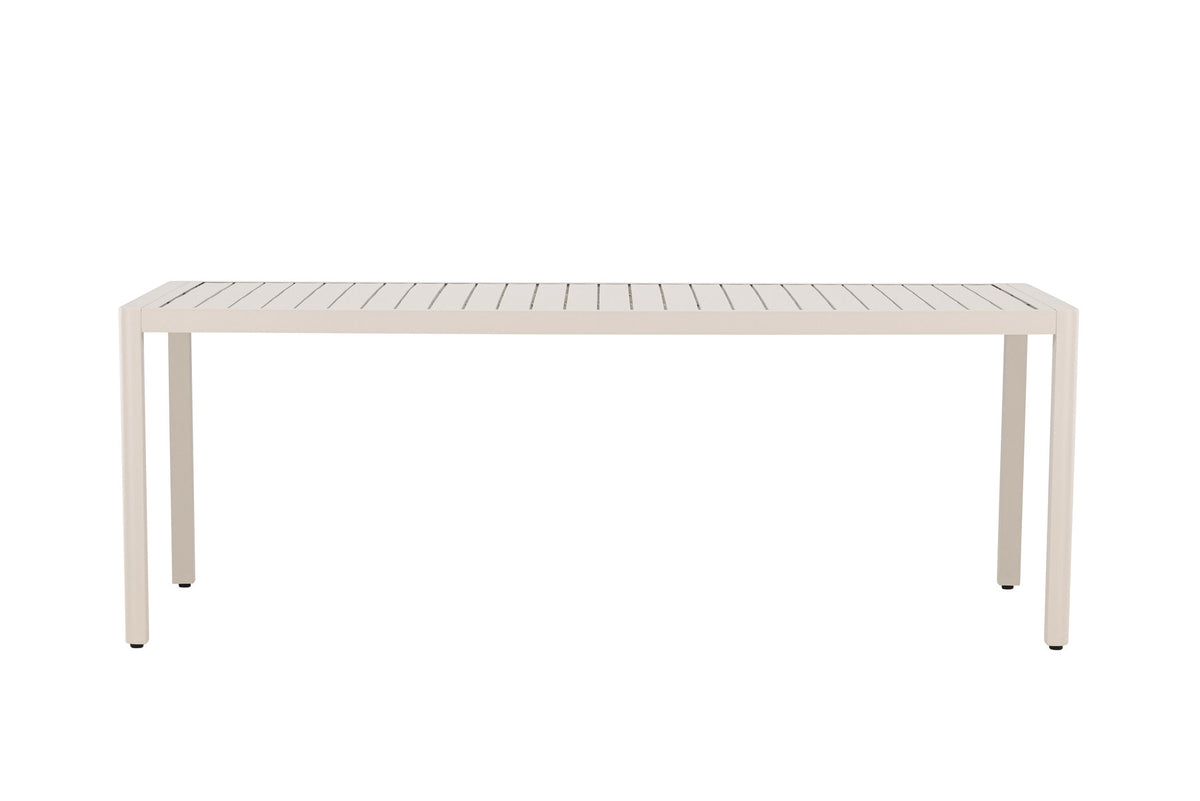 Rechteckiger Gartentisch Giardini in Beige präsentiert im Onlineshop von KAQTU Design AG. Gartentisch ist von Venture Home