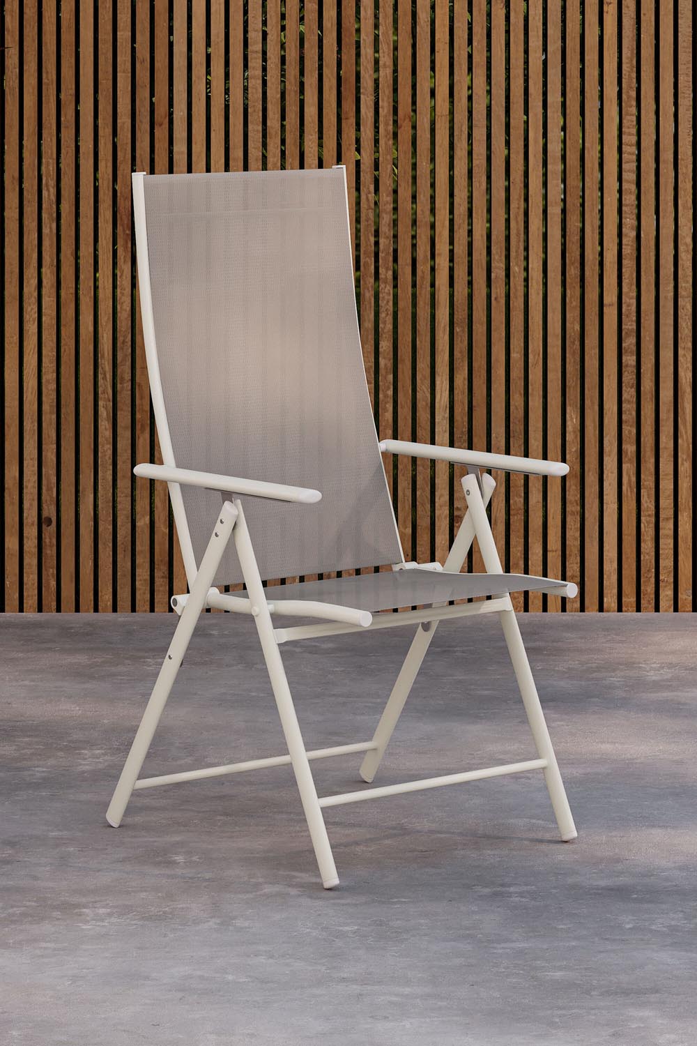 Levanzo Gartenstuhl in Beige präsentiert im Onlineshop von KAQTU Design AG. Gartenstuhl ist von Venture Home