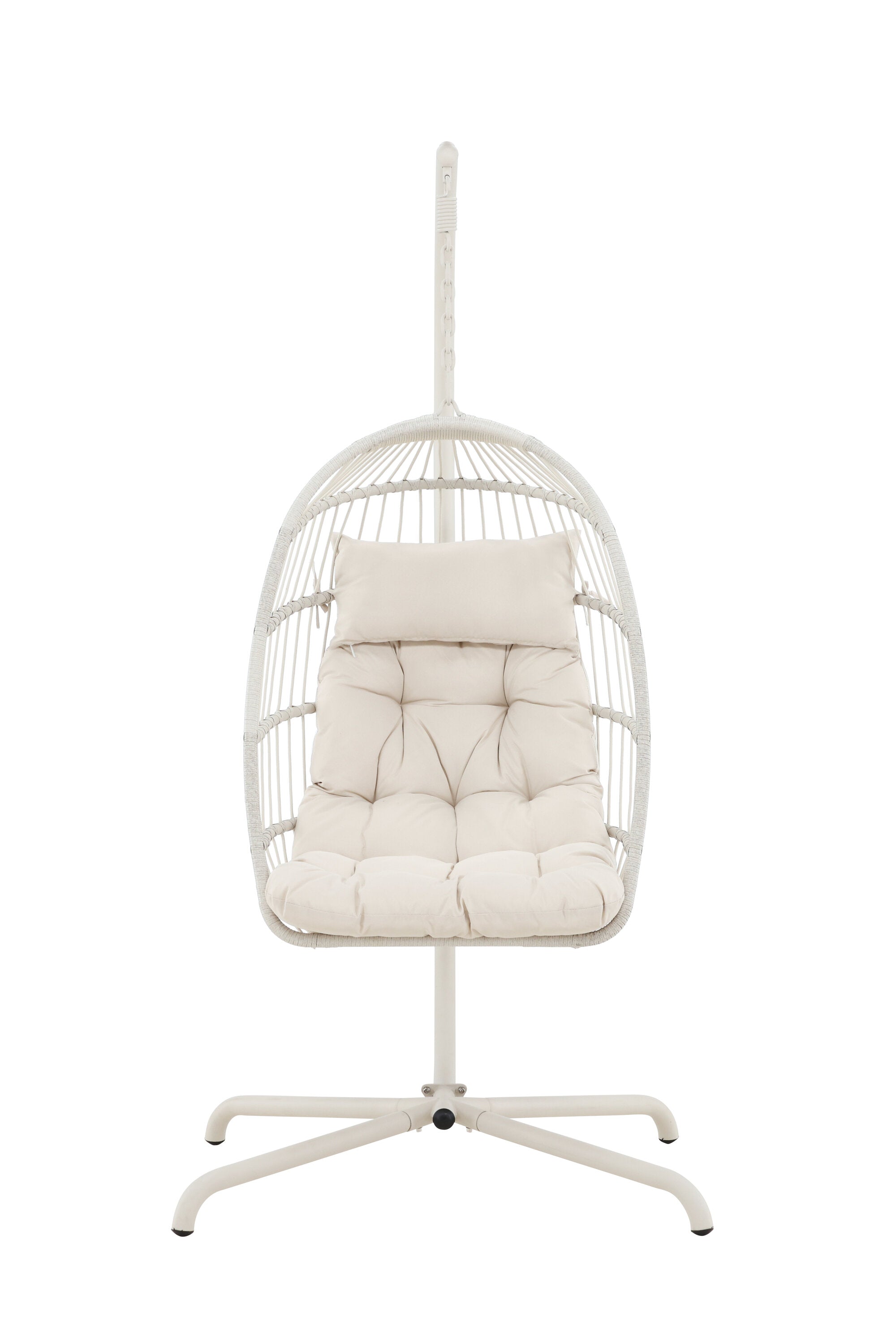 Trezza Hängesessel in Beige präsentiert im Onlineshop von KAQTU Design AG. Hängestuhl ist von Venture Home