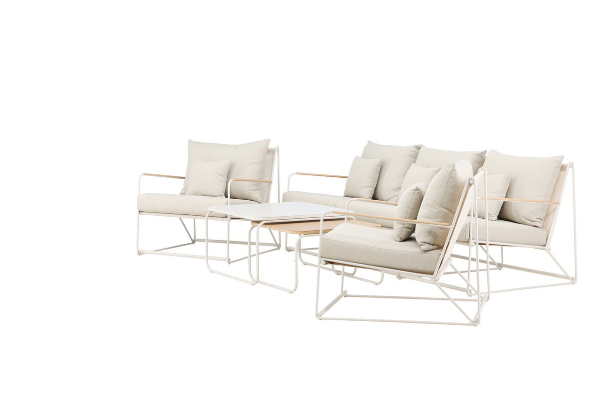 Palazzo Sofa Set in Beige präsentiert im Onlineshop von KAQTU Design AG. Loungeset ist von Venture Home