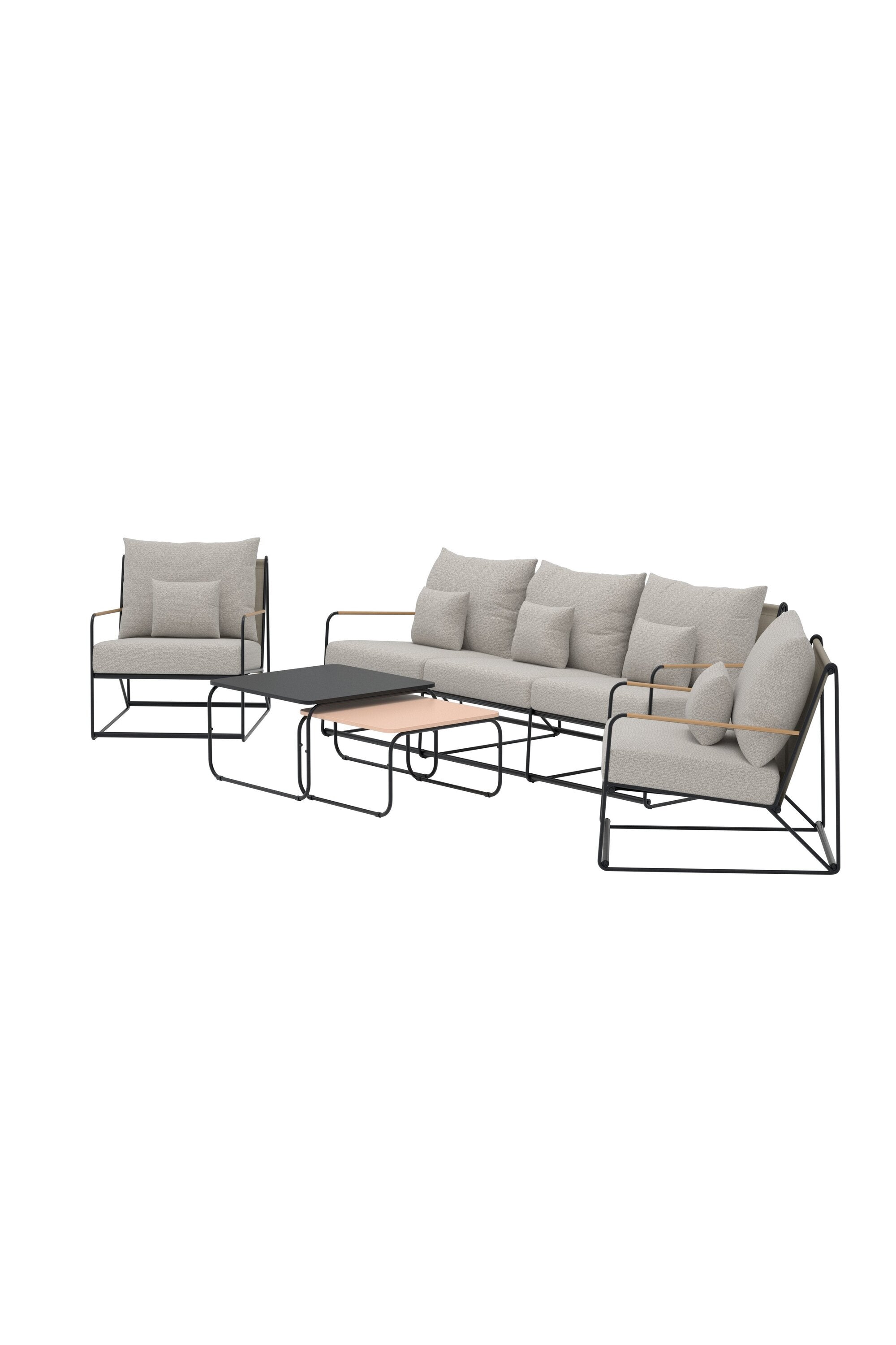 Palazzo Lounge Set in  präsentiert im Onlineshop von KAQTU Design AG. Loungeset ist von Venture Home