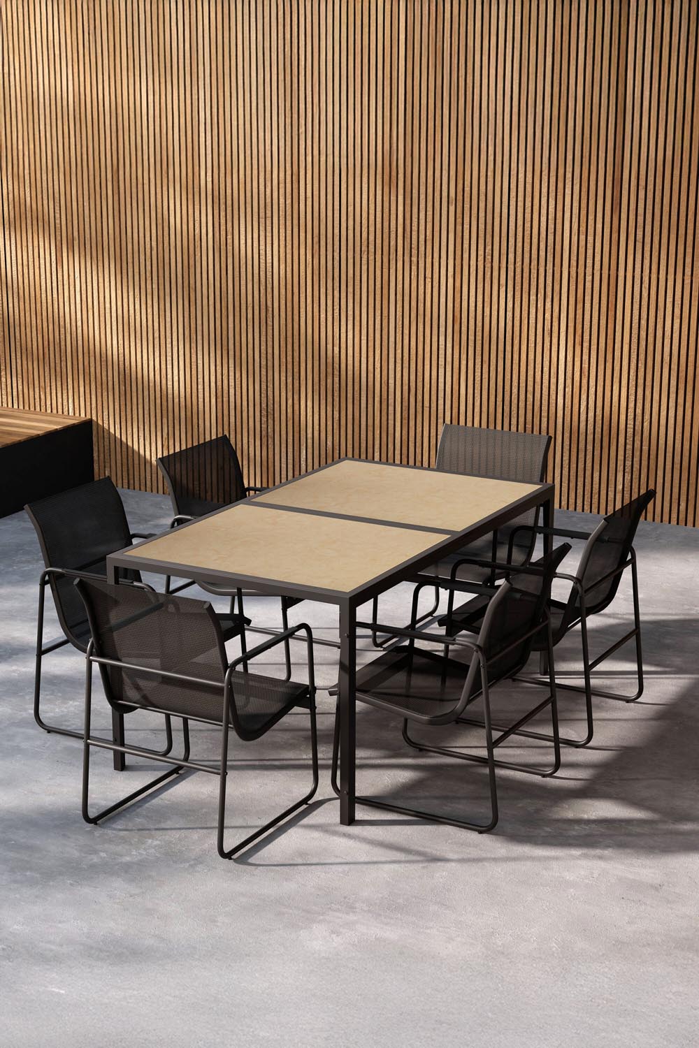 Lampedusa Gartentisch-Set in  präsentiert im Onlineshop von KAQTU Design AG. Gartentischset ist von Venture Home