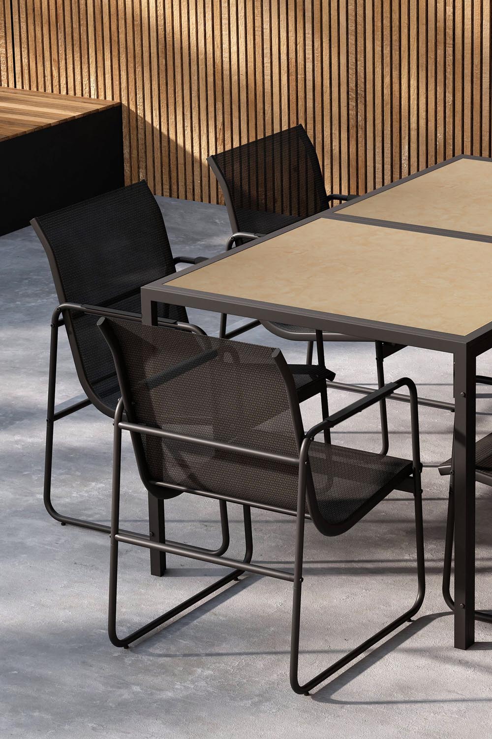 Lampedusa Gartentisch-Set in  präsentiert im Onlineshop von KAQTU Design AG. Gartentischset ist von Venture Home