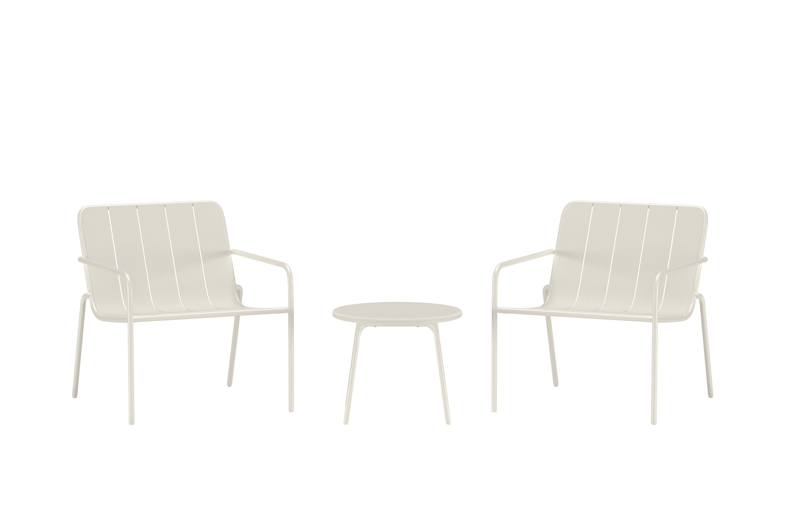 Minos Outdoor Loungeset in Beige präsentiert im Onlineshop von KAQTU Design AG. Loungeset ist von Venture Home