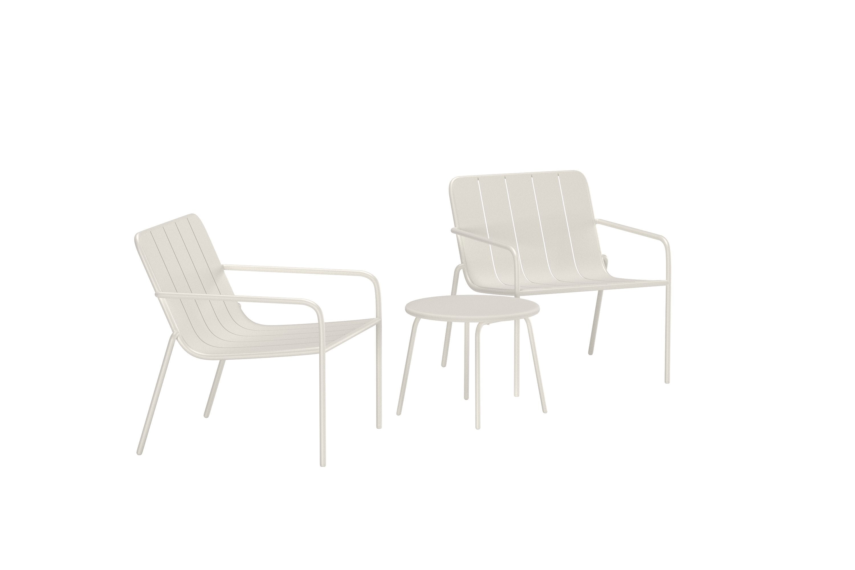 Minos Outdoor Loungeset in Beige präsentiert im Onlineshop von KAQTU Design AG. Loungeset ist von Venture Home