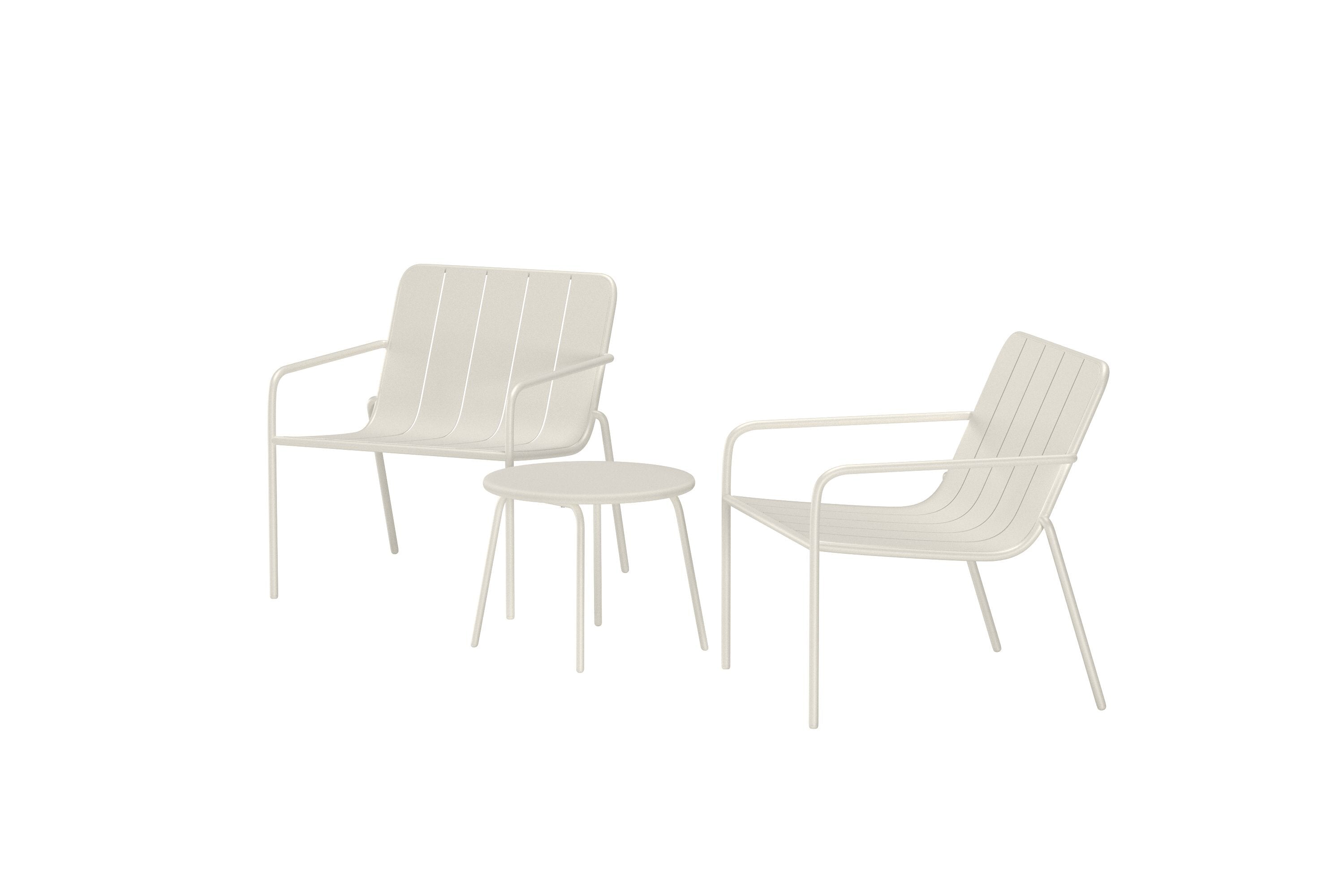 Minos Outdoor Loungeset in Beige präsentiert im Onlineshop von KAQTU Design AG. Loungeset ist von Venture Home