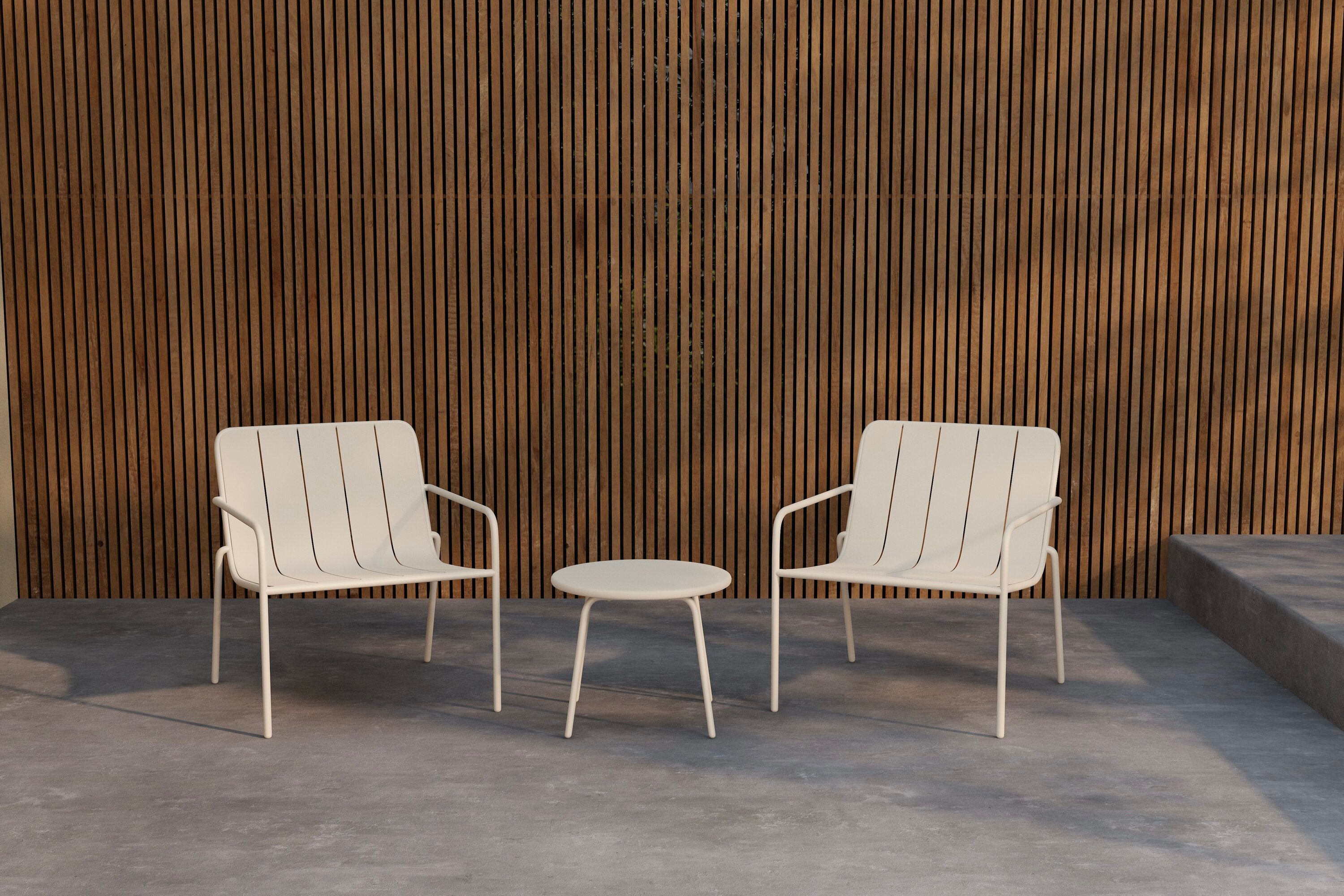 Minos Outdoor Loungeset in Beige präsentiert im Onlineshop von KAQTU Design AG. Loungeset ist von Venture Home