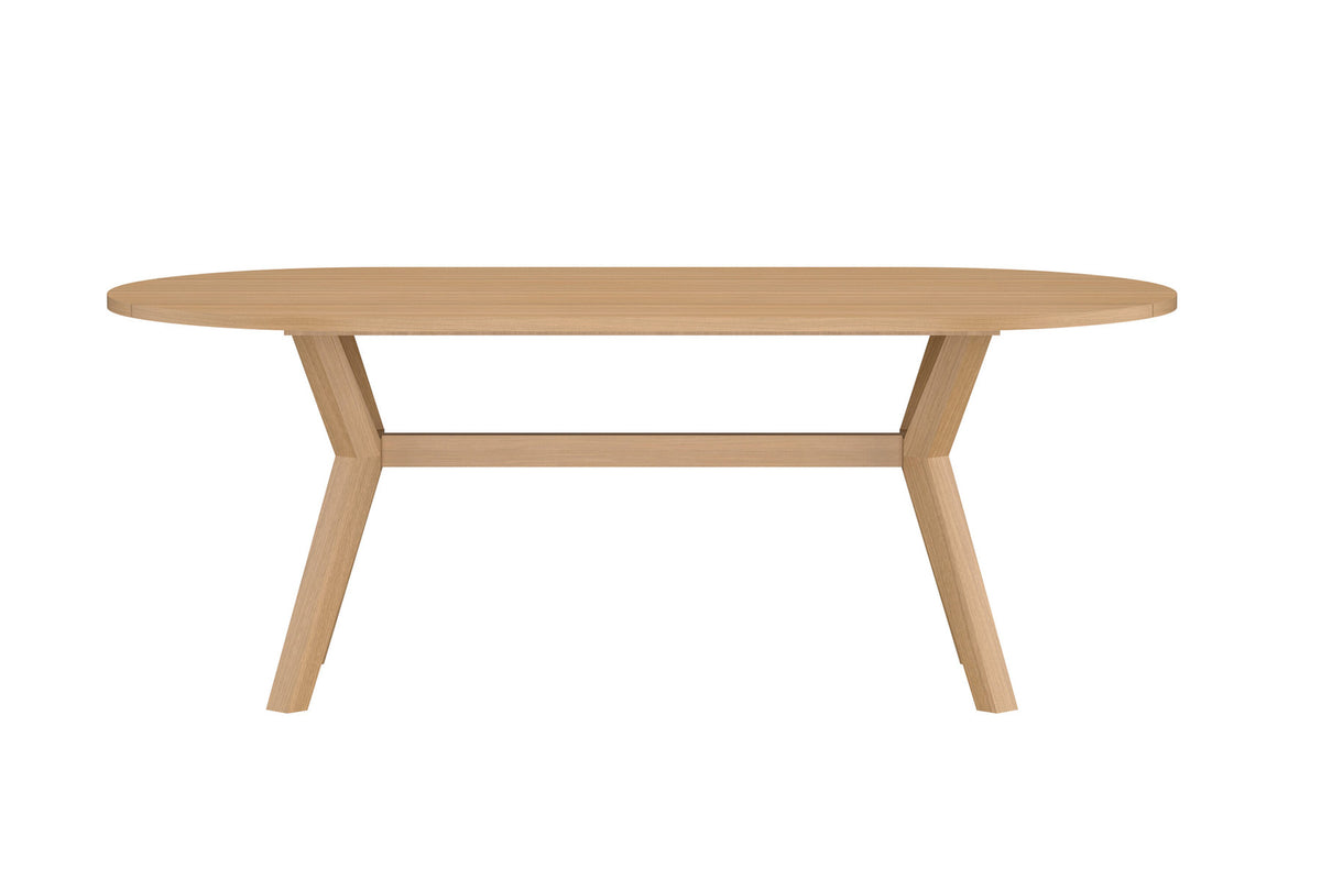 Kenya Oval Esstisch in Natur präsentiert im Onlineshop von KAQTU Design AG. Esstisch ist von Venture Home