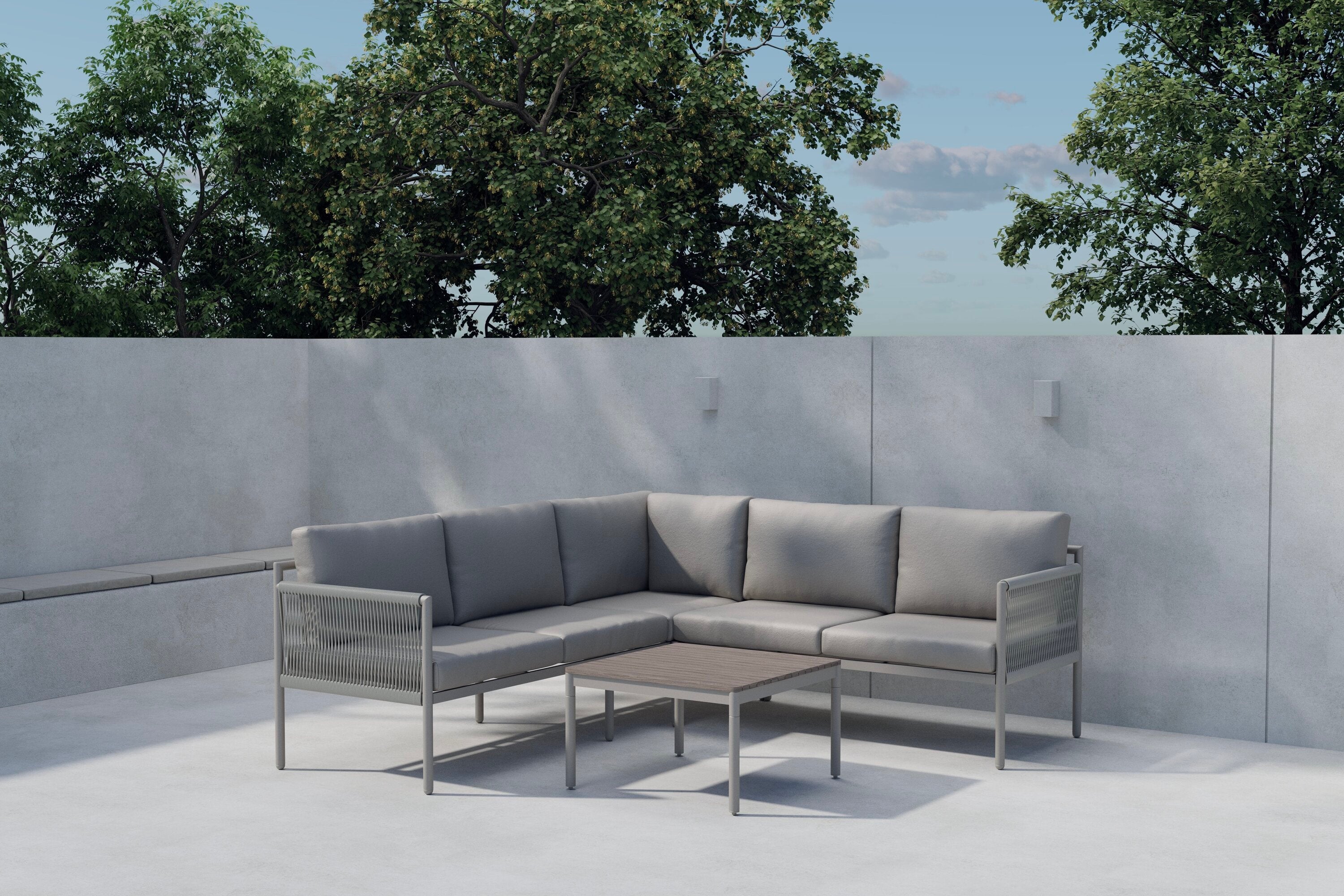 Kos Ecksofa Set in Beige präsentiert im Onlineshop von KAQTU Design AG. Loungeset ist von Venture Home