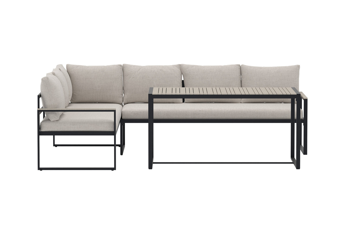 Ecksofa-Set Ios in Beige präsentiert im Onlineshop von KAQTU Design AG. Loungeset ist von Venture Home