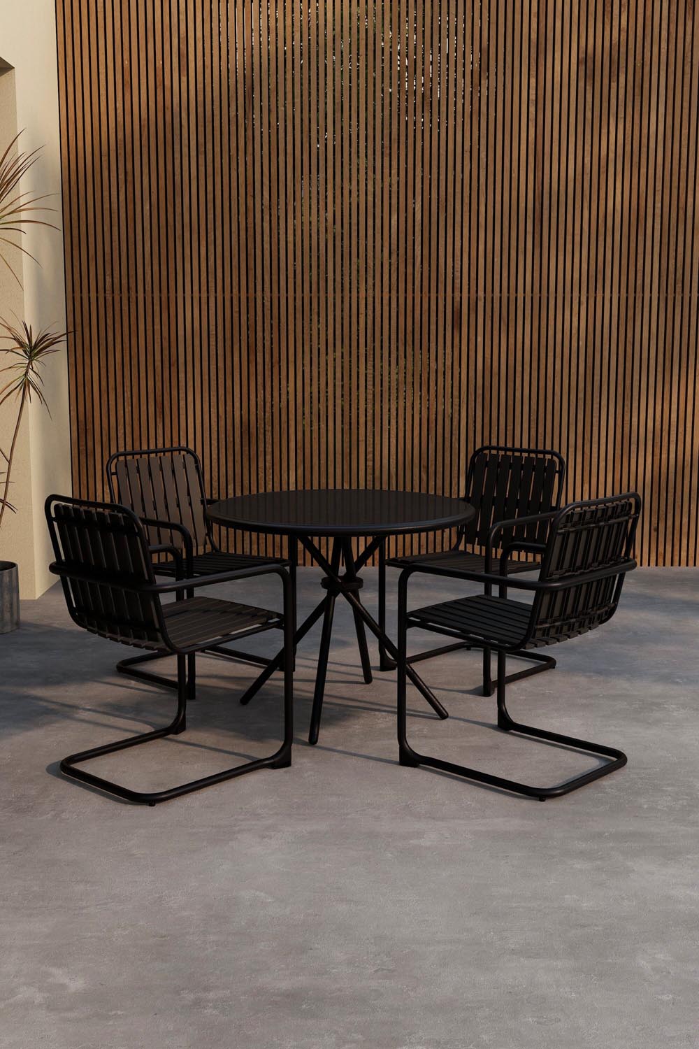 Chios Dining Set in  präsentiert im Onlineshop von KAQTU Design AG. Gartentischset ist von Venture Home