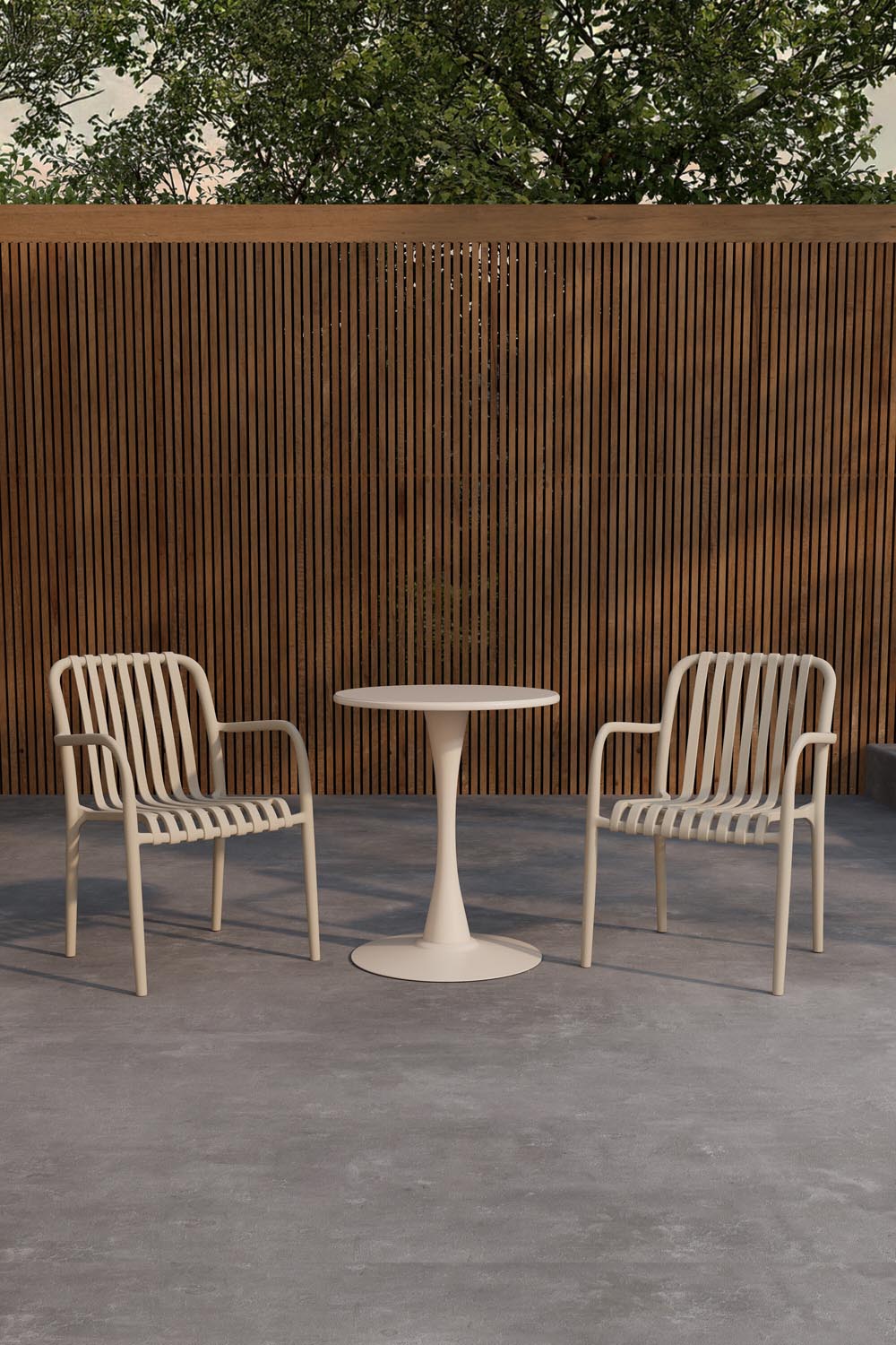 Limnos Cafe Set in  präsentiert im Onlineshop von KAQTU Design AG. Gartentischset ist von Venture Home