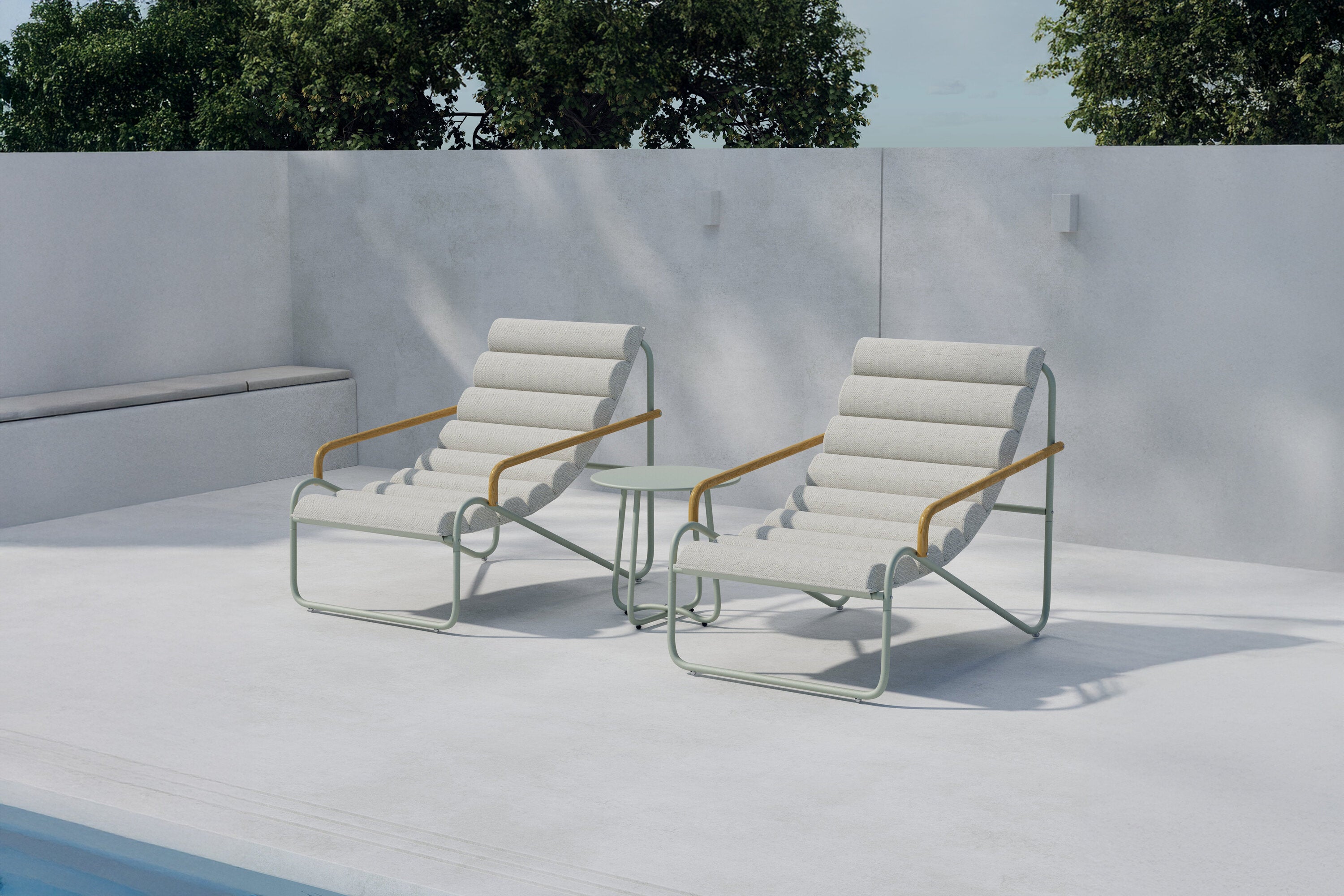 Ithaka Outdoor Loungeset in Beige präsentiert im Onlineshop von KAQTU Design AG. Loungeset ist von Venture Home