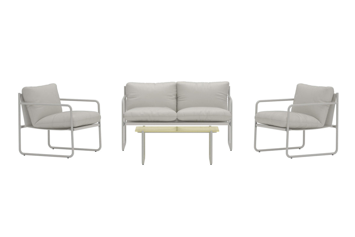 Thassos Sofa Set in Grau präsentiert im Onlineshop von KAQTU Design AG. Loungeset ist von Venture Home