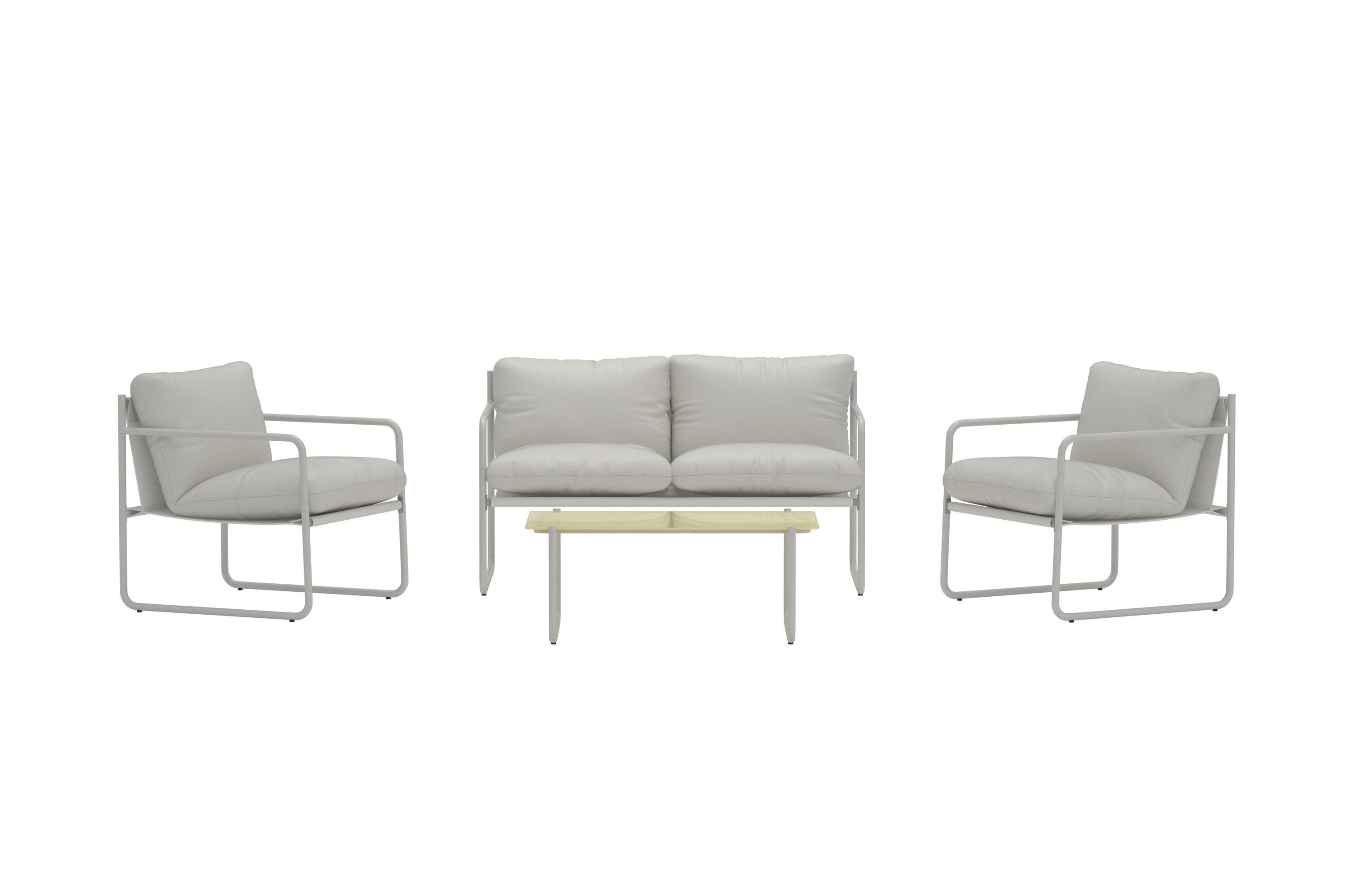 Thassos Sofa Set in Beige präsentiert im Onlineshop von KAQTU Design AG. Loungeset ist von Venture Home