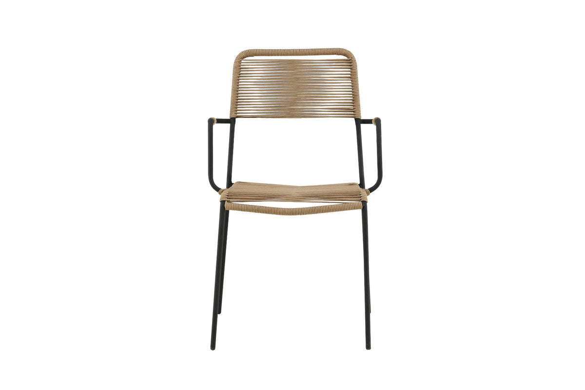 Lindos Loungestuhl in Braun präsentiert im Onlineshop von KAQTU Design AG. Outdoor-Sessel ist von Venture Home