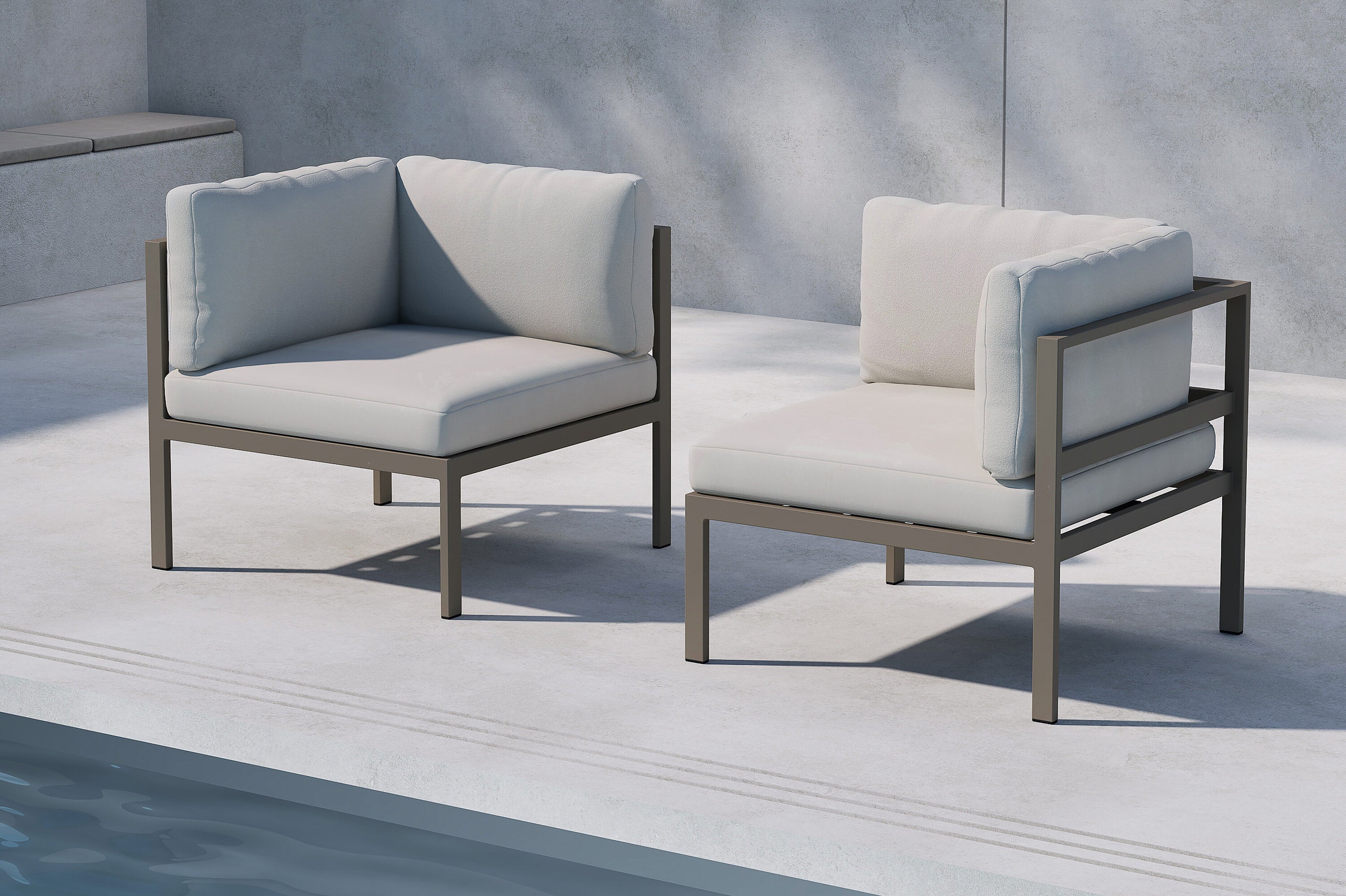 Copacabana Sofa Modul in Braun präsentiert im Onlineshop von KAQTU Design AG. Lounge Sofa ist von Venture Home