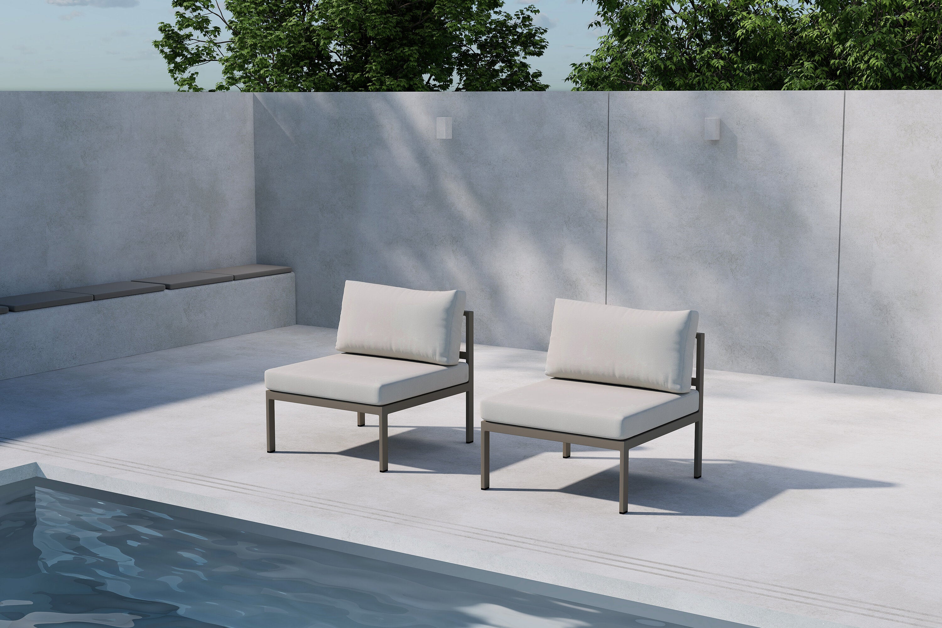 Copacabana Sofa Modul in Braun präsentiert im Onlineshop von KAQTU Design AG. Lounge Sofa ist von Venture Home