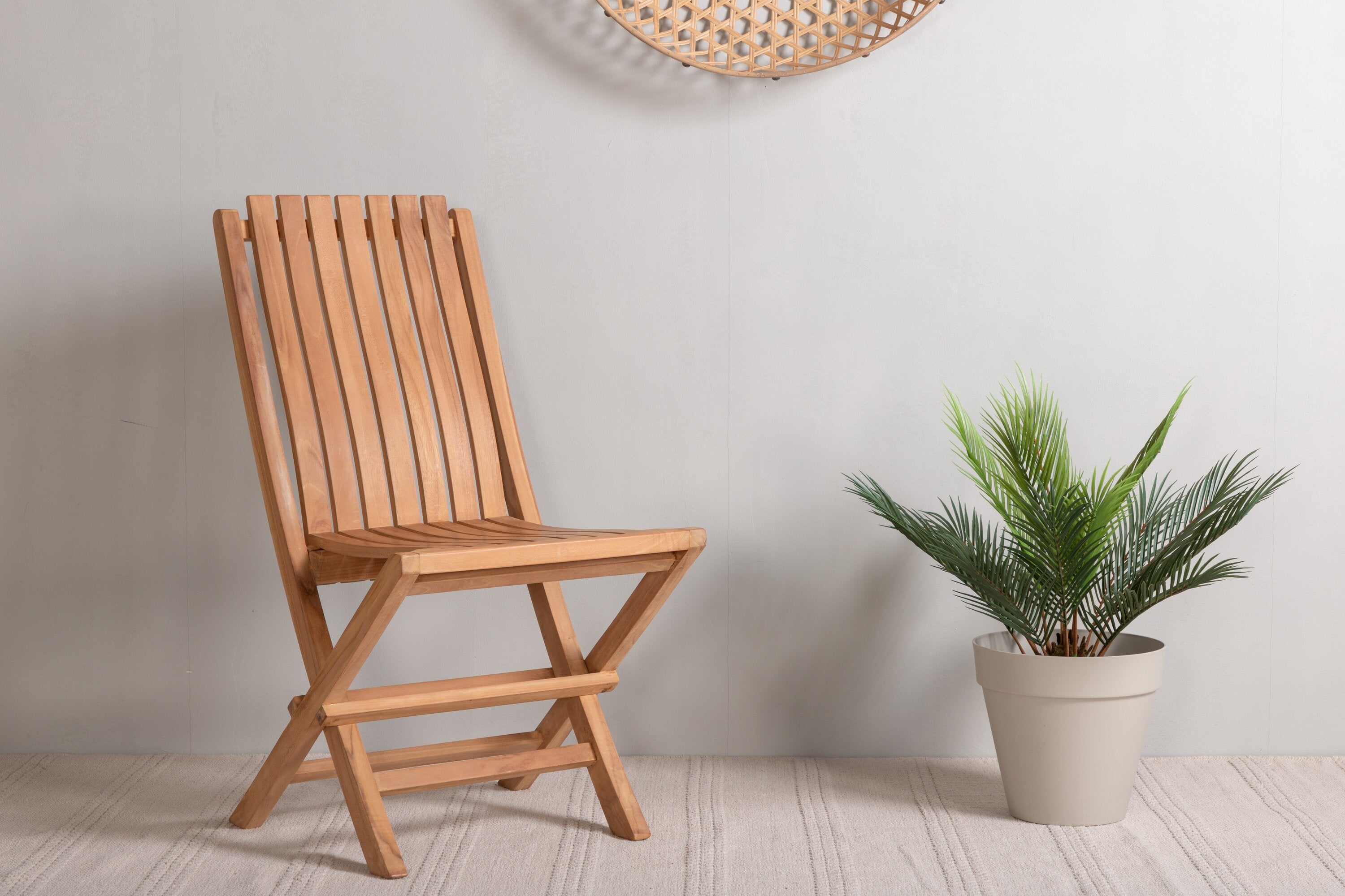 Ghana Gartenstuhl in Natur präsentiert im Onlineshop von KAQTU Design AG. Gartenstuhl ist von Venture Home