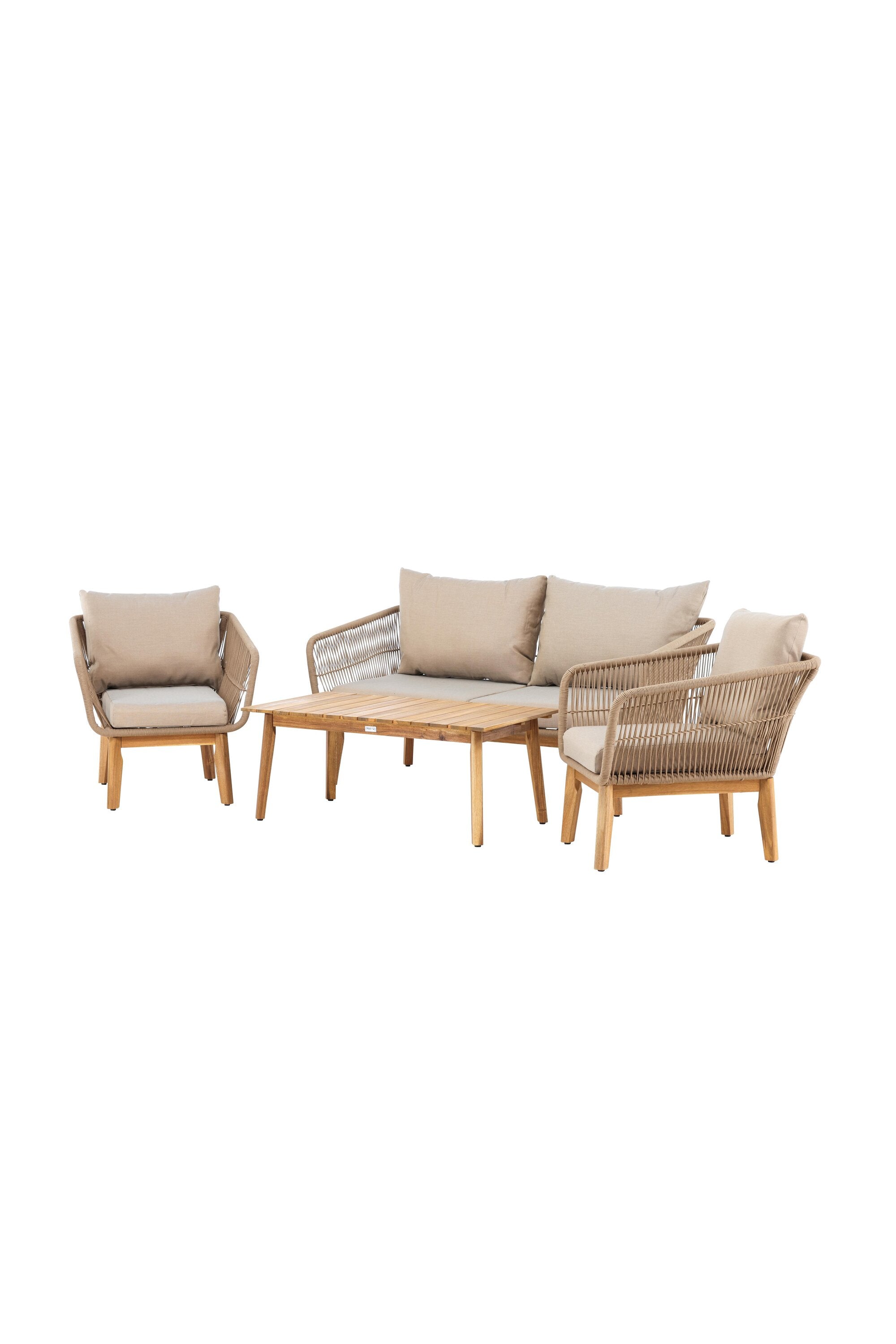 Chania Sofa-Set in Braun präsentiert im Onlineshop von KAQTU Design AG. Loungeset ist von Venture Home