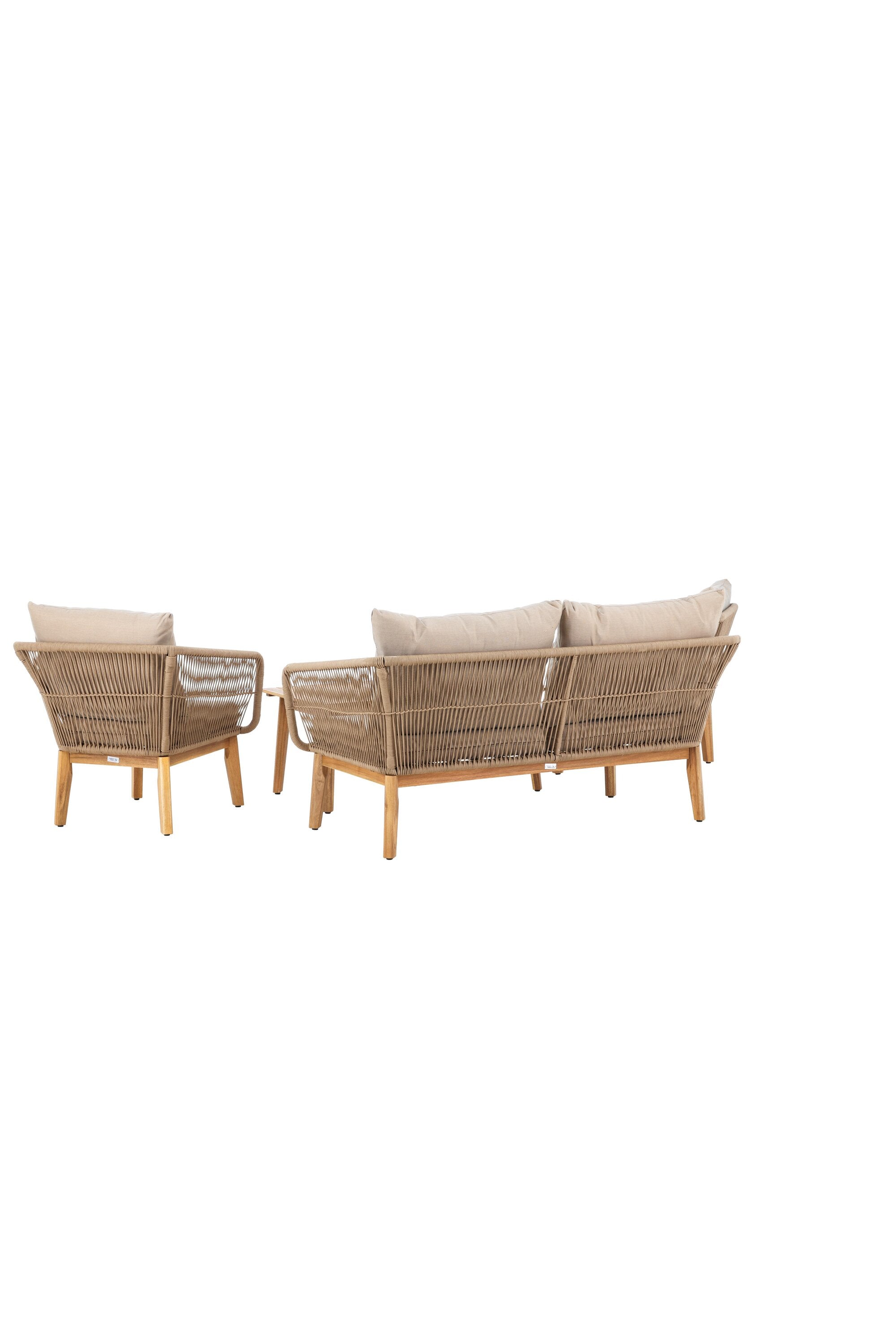 Chania Sofa-Set in Braun präsentiert im Onlineshop von KAQTU Design AG. Loungeset ist von Venture Home