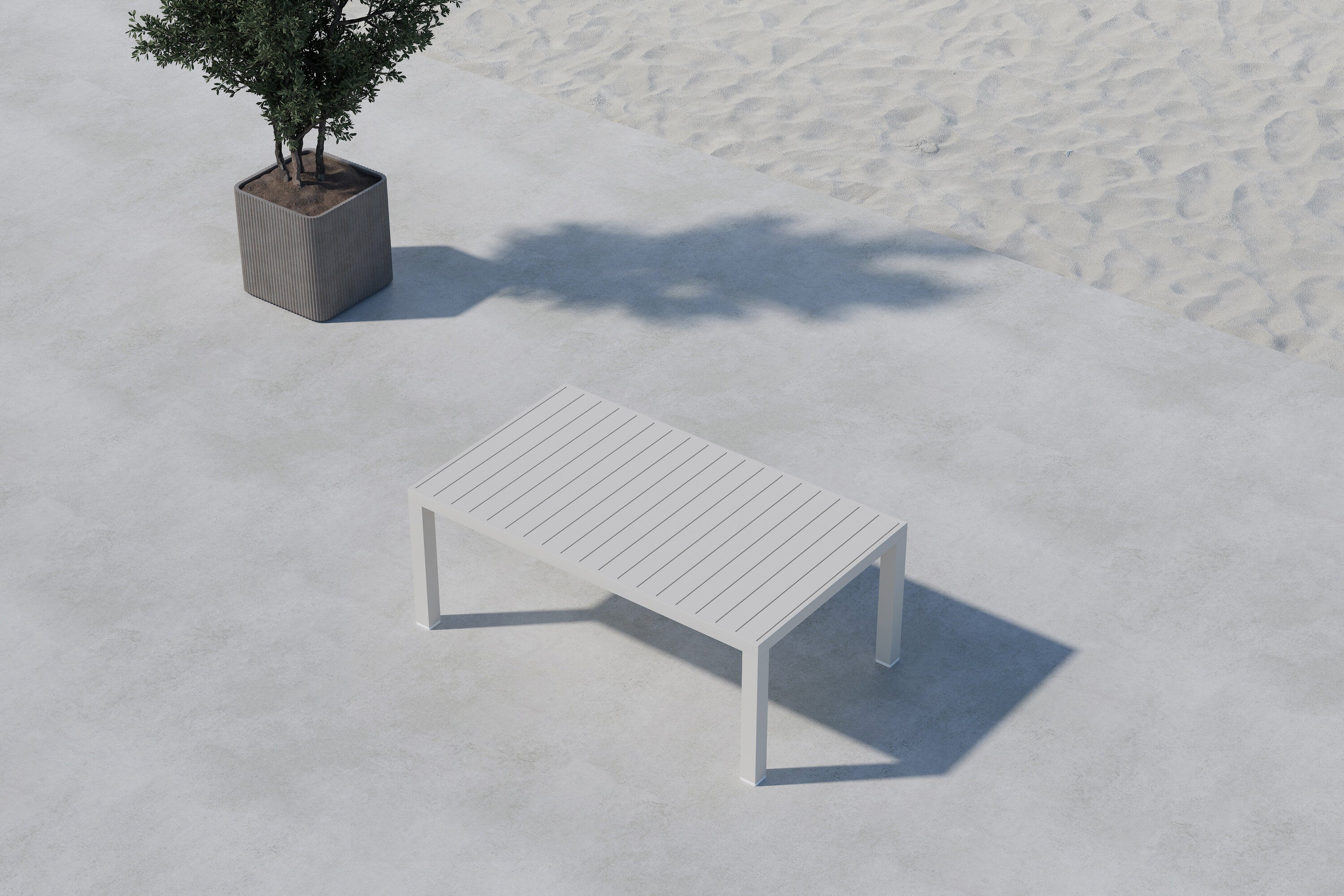 Copacabana Couchtisch in Beige präsentiert im Onlineshop von KAQTU Design AG. Beistelltisch Outdoor ist von Venture Home
