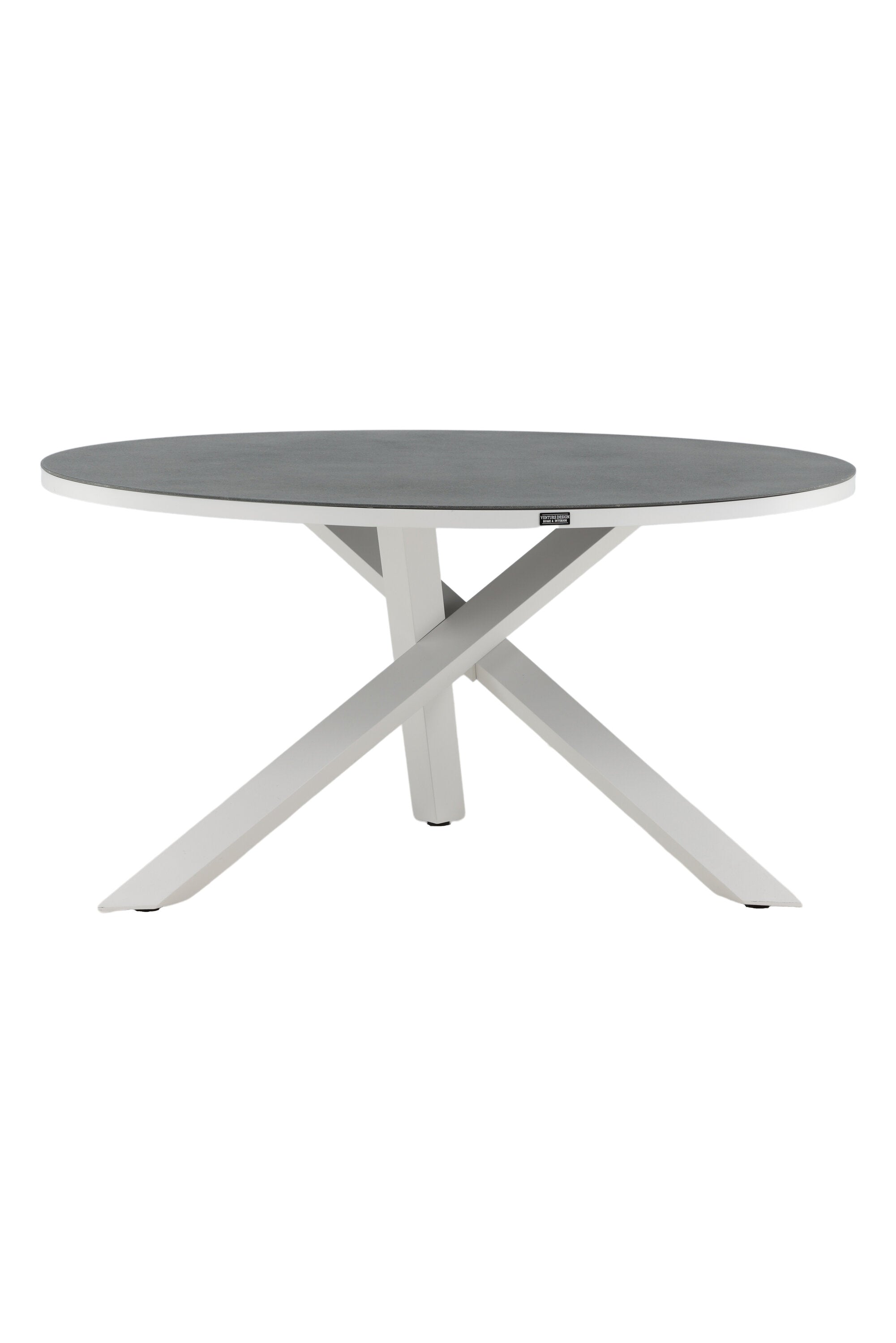 Copacabana Rundes Esstisch in Grau präsentiert im Onlineshop von KAQTU Design AG. Gartentisch ist von Venture Home