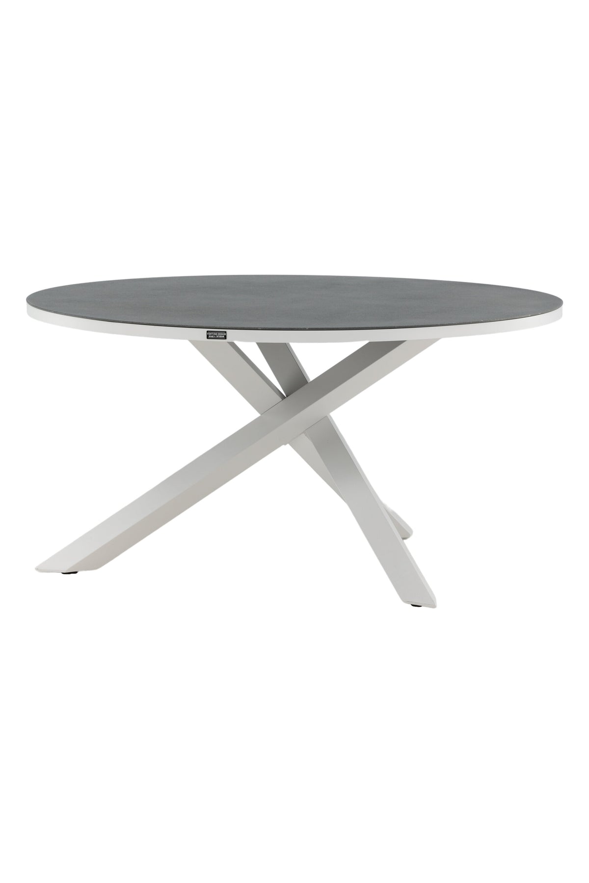 Copacabana Rundes Esstisch in Grau präsentiert im Onlineshop von KAQTU Design AG. Gartentisch ist von Venture Home