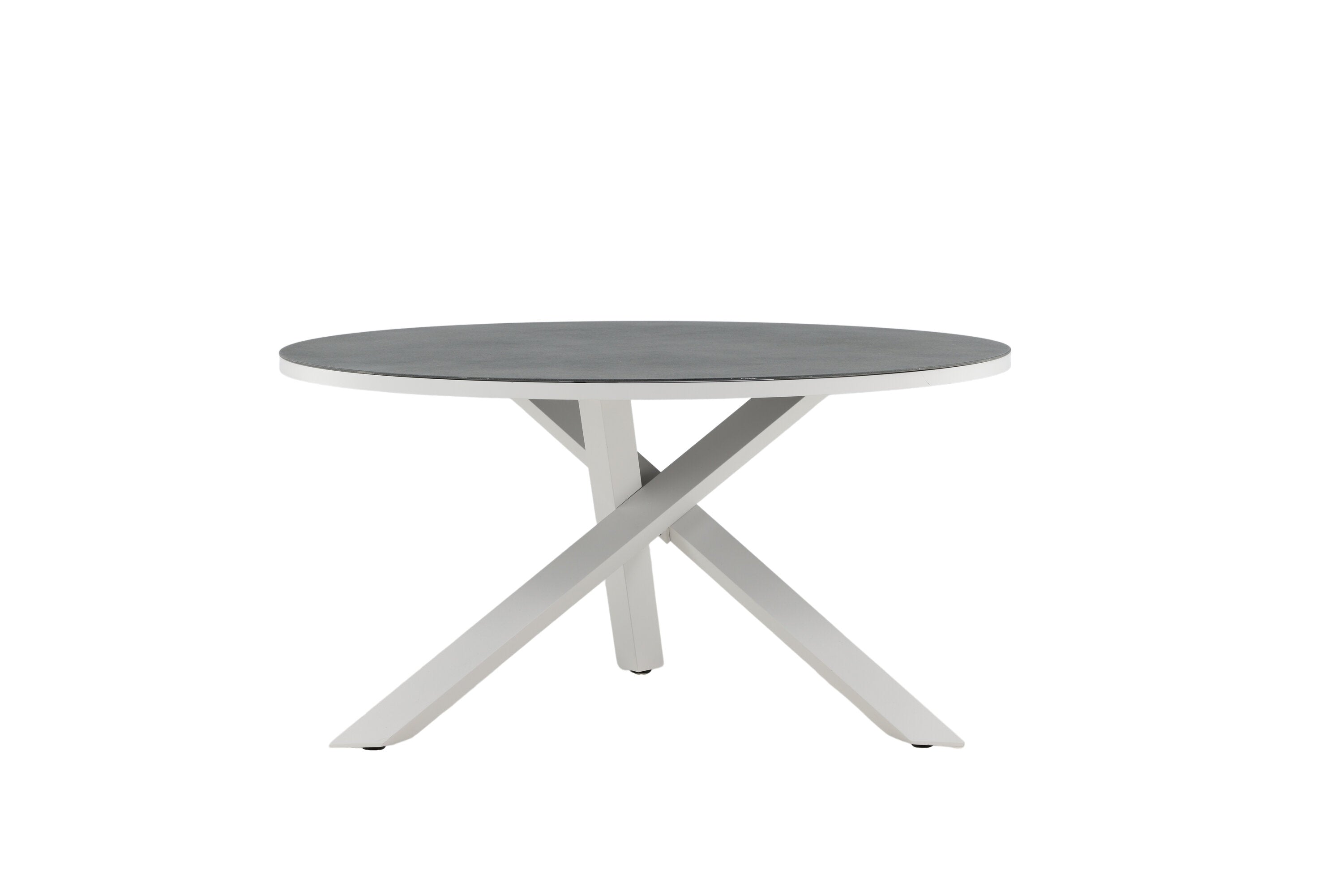 Copacabana Gartentisch rund in Grau präsentiert im Onlineshop von KAQTU Design AG. Gartentisch ist von Venture Home