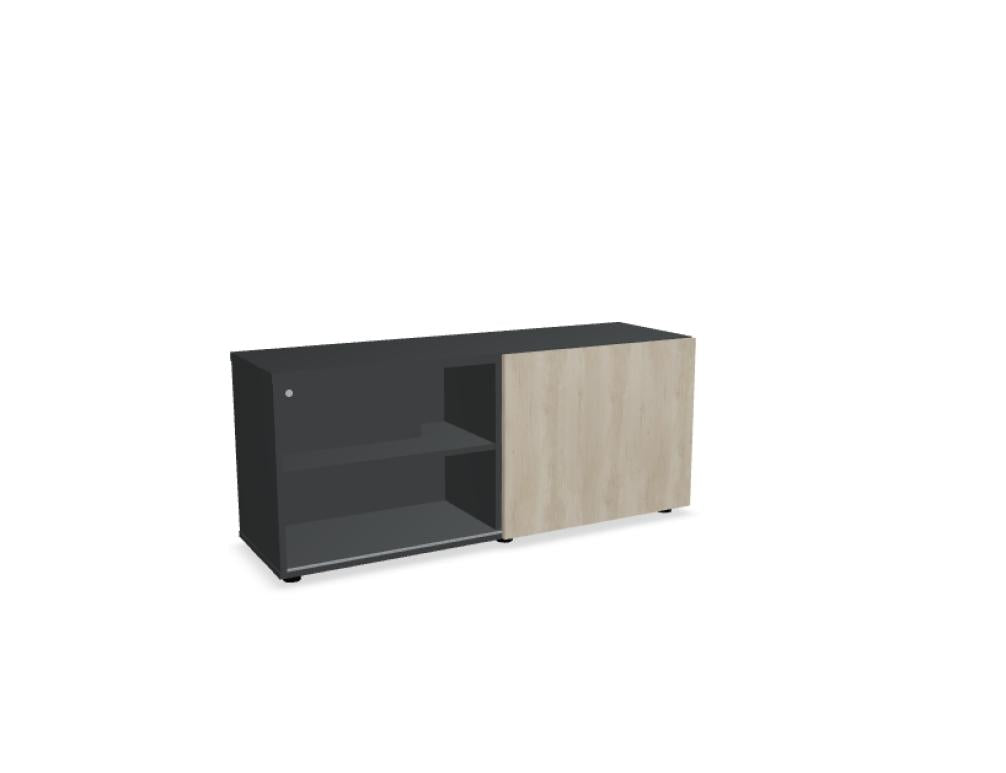 Standard A14M - Chefzimmerschrank in Weiss Pastell präsentiert im Onlineshop von KAQTU Design AG. Büroschrank ist von Mdd