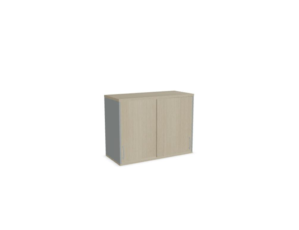 Standard A1P05 - Aufsatzschrank in Weiss Pastell präsentiert im Onlineshop von KAQTU Design AG. Büroschrank ist von Mdd