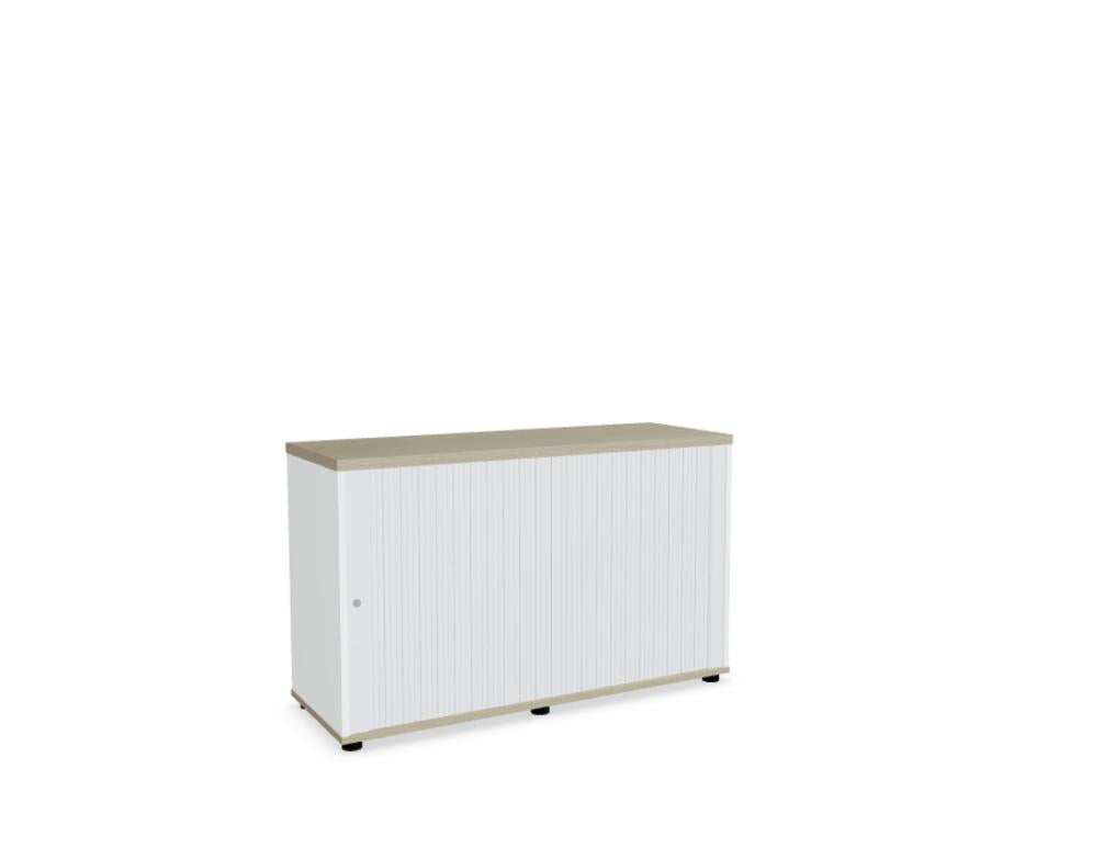 Standard A2L06 - Jalousieschrank in Eiche Natur präsentiert im Onlineshop von KAQTU Design AG. Büroschrank ist von Mdd