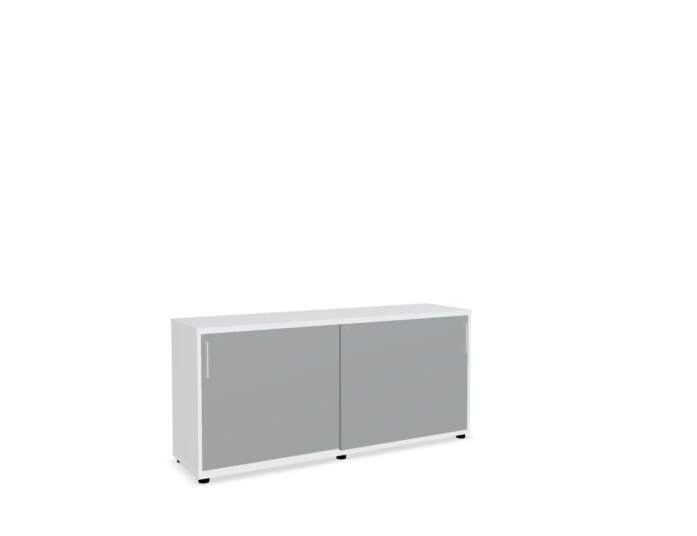 Standard A2P16 - Schiebetürenschrank in Weiss Pastell präsentiert im Onlineshop von KAQTU Design AG. Büroschrank ist von Mdd
