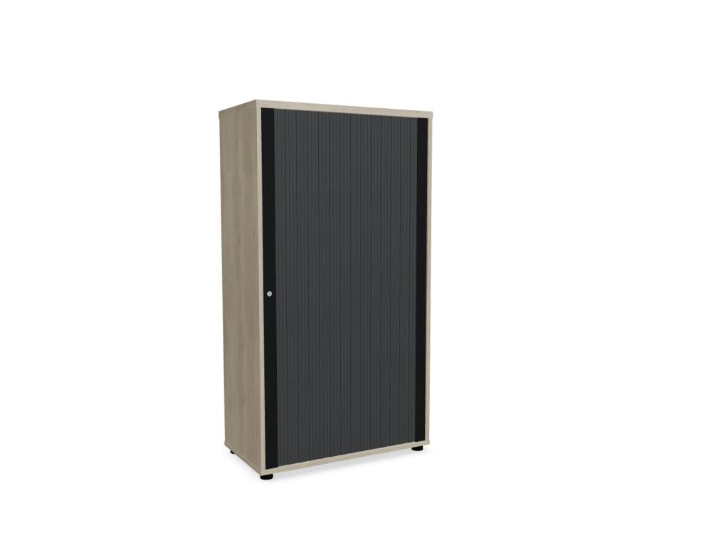 Standard A4L04 - Jalousieschrank in Eiche Natur präsentiert im Onlineshop von KAQTU Design AG. Büroschrank ist von Mdd