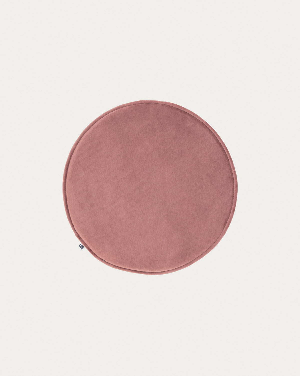 Rimca Sitzkissen, rund, Samt, rosa, Ø 35 cm in Rosa präsentiert im Onlineshop von KAQTU Design AG. Sitzkissen ist von Kave Home