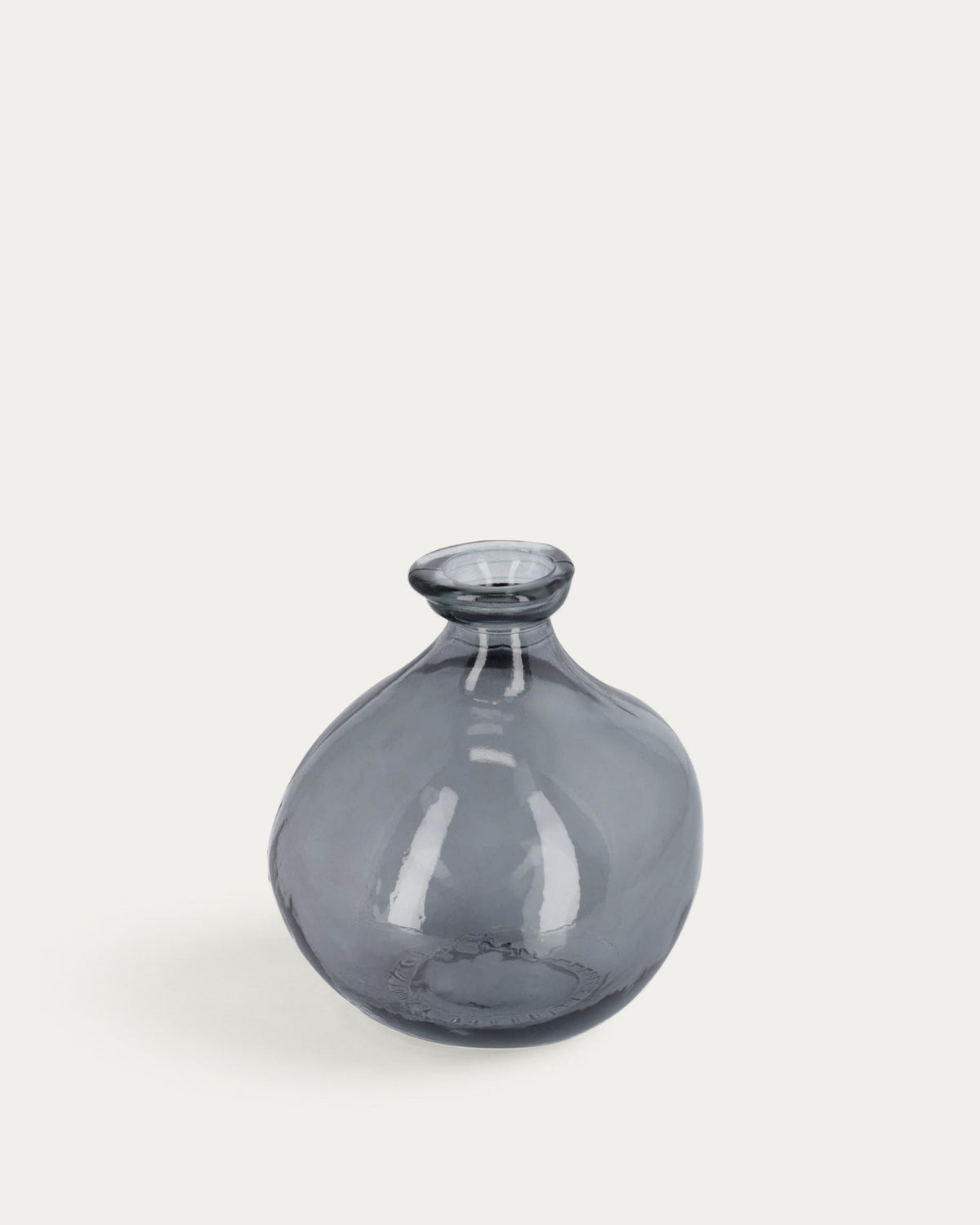 Brenna kleine blaue Vase in Blau, Transparent präsentiert im Onlineshop von KAQTU Design AG. Vase ist von Kave Home