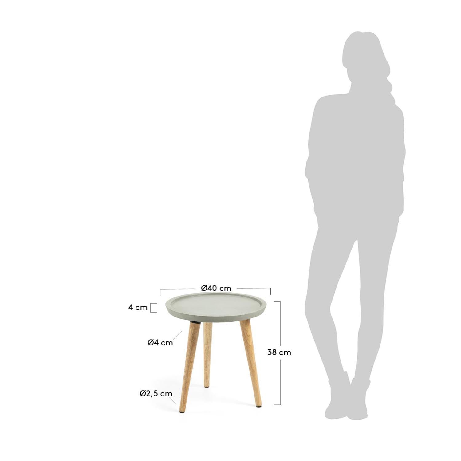 Stilvoller Lucy Beistelltisch Ø 40 cm für zeitlose Wohnakzente.