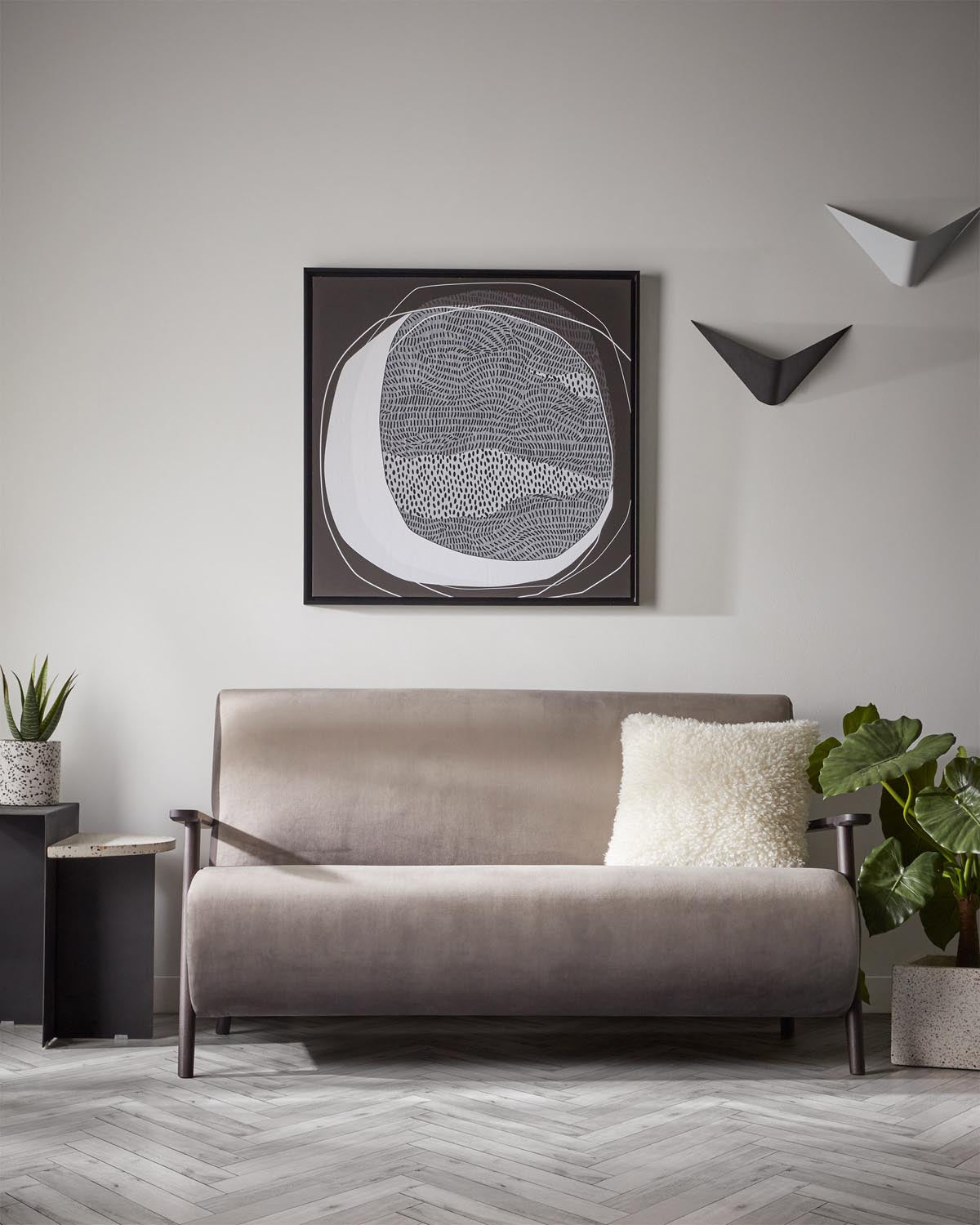 Ginebra Wandleuchte, weiss in Weiss präsentiert im Onlineshop von KAQTU Design AG. Wandleuchte ist von Kave Home